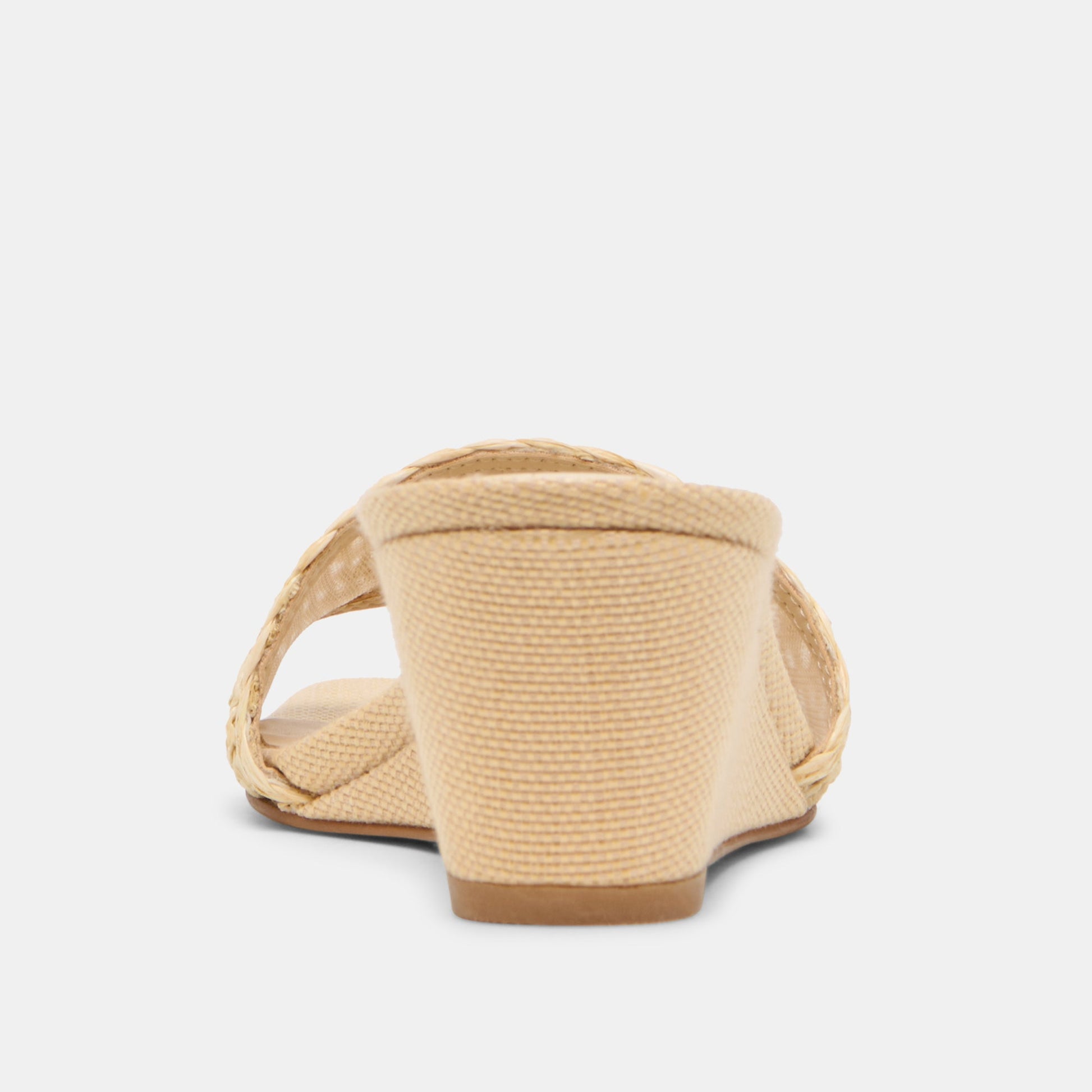 Dolce Vita Qaily Lt Natural Raffia Wedges
