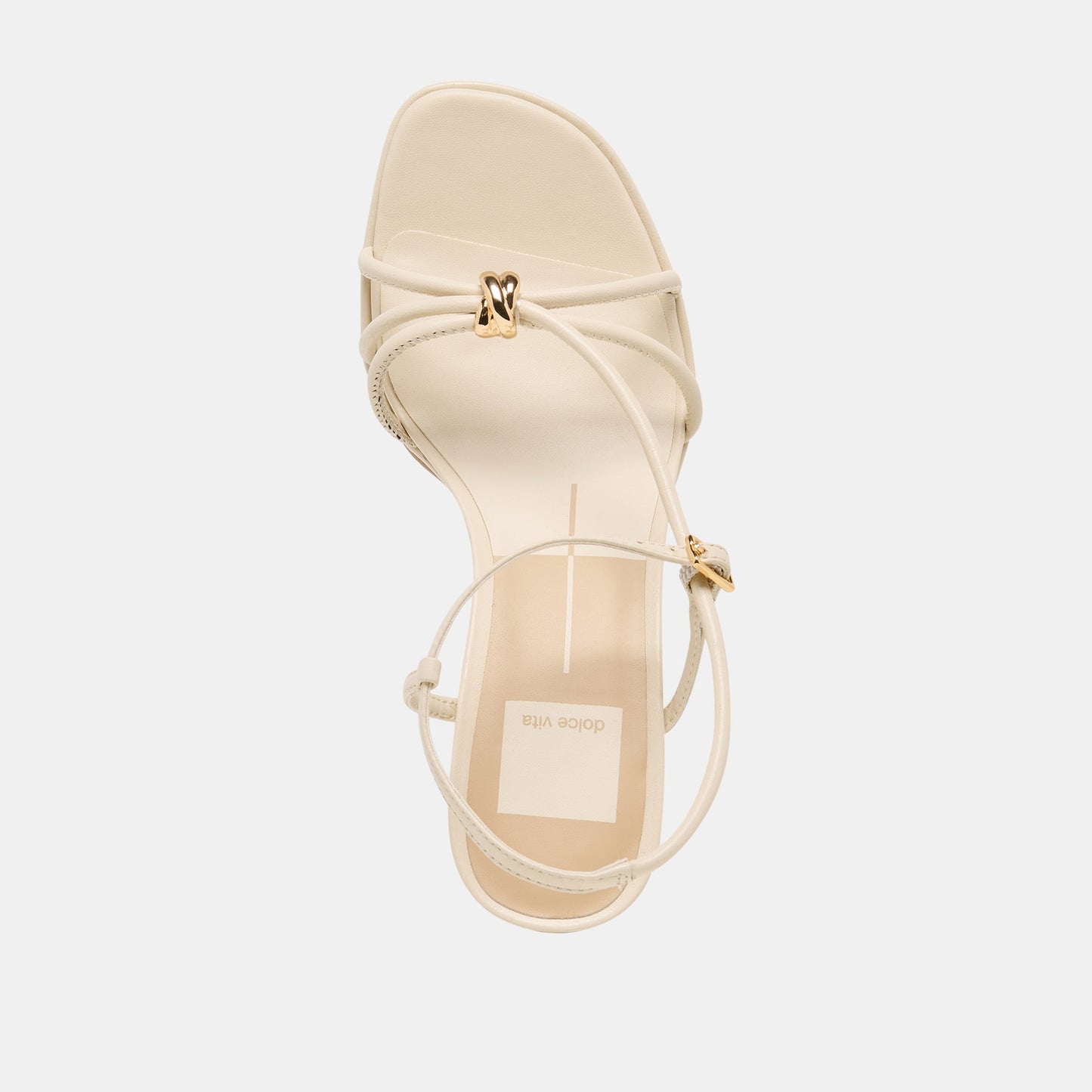 Dolce Vita Odete Creme Leather Heels