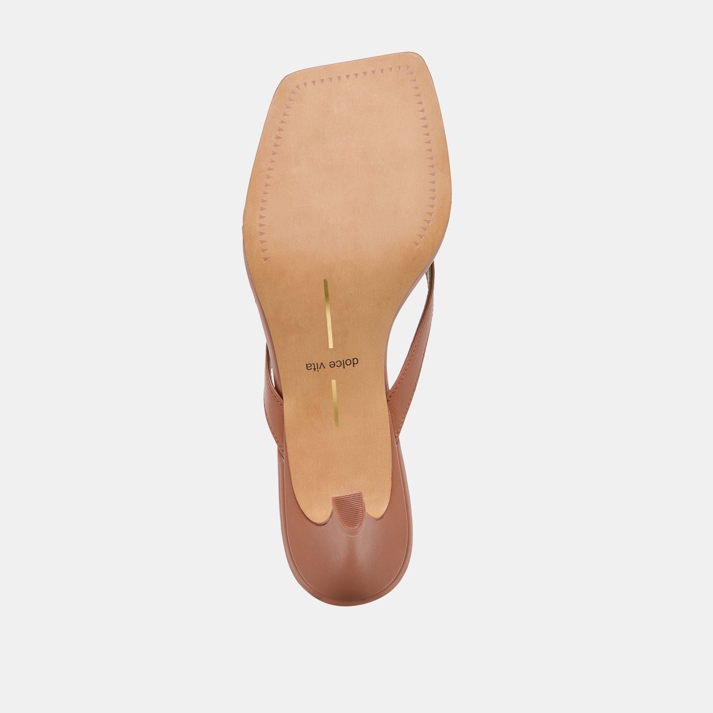 Dolce Vita Ramia Cognac Leather Heels
