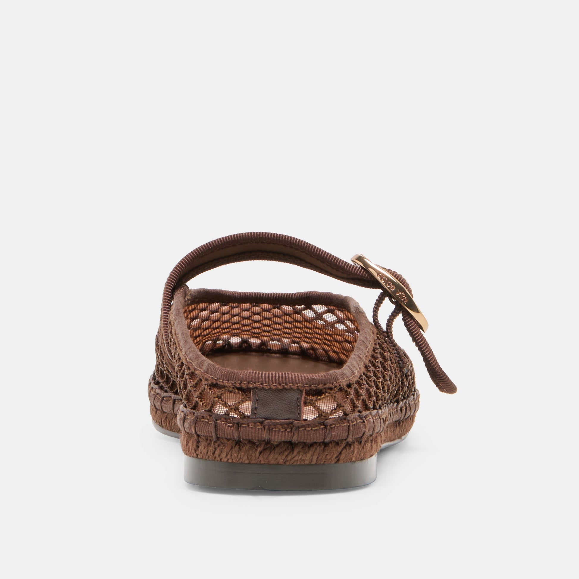 Dolce Vita Milie Chocolate Woven Mesh Flats