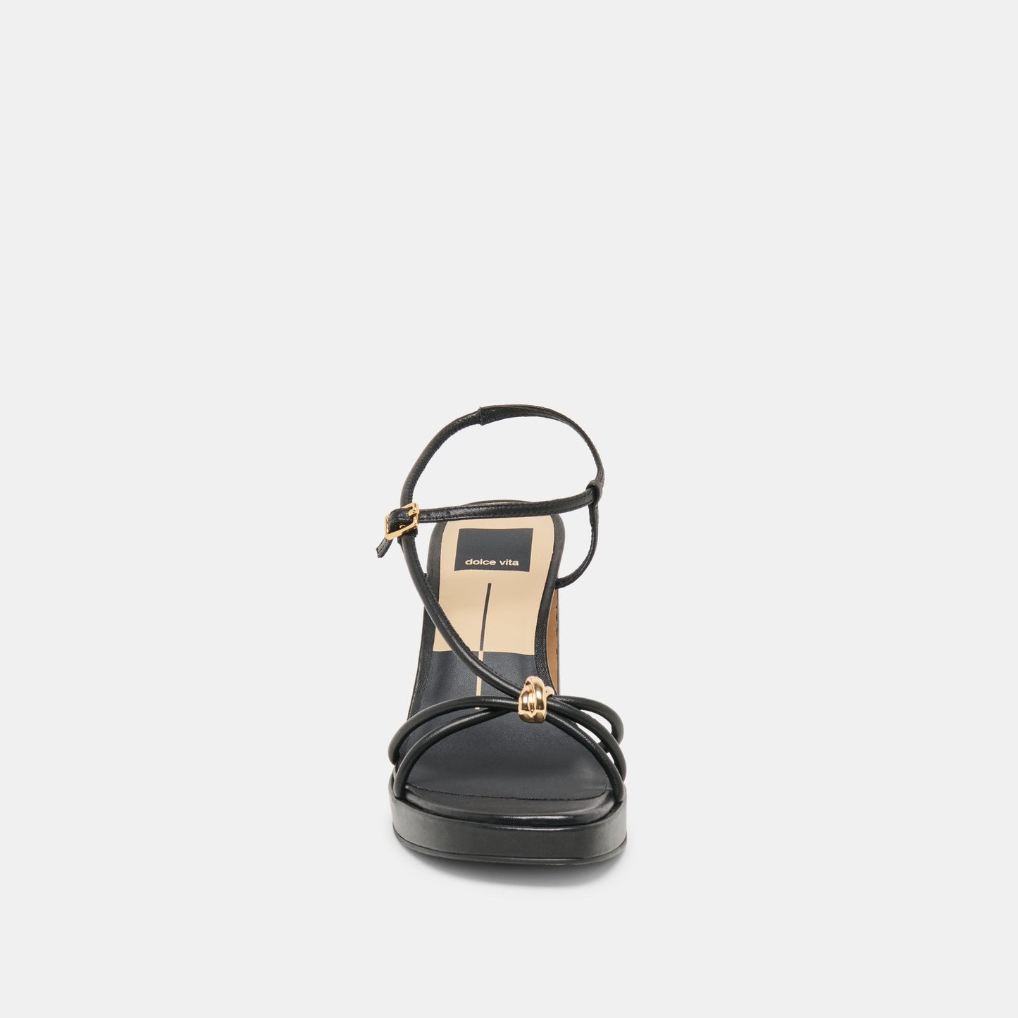 Dolce Vita Odete Black Leather Heels