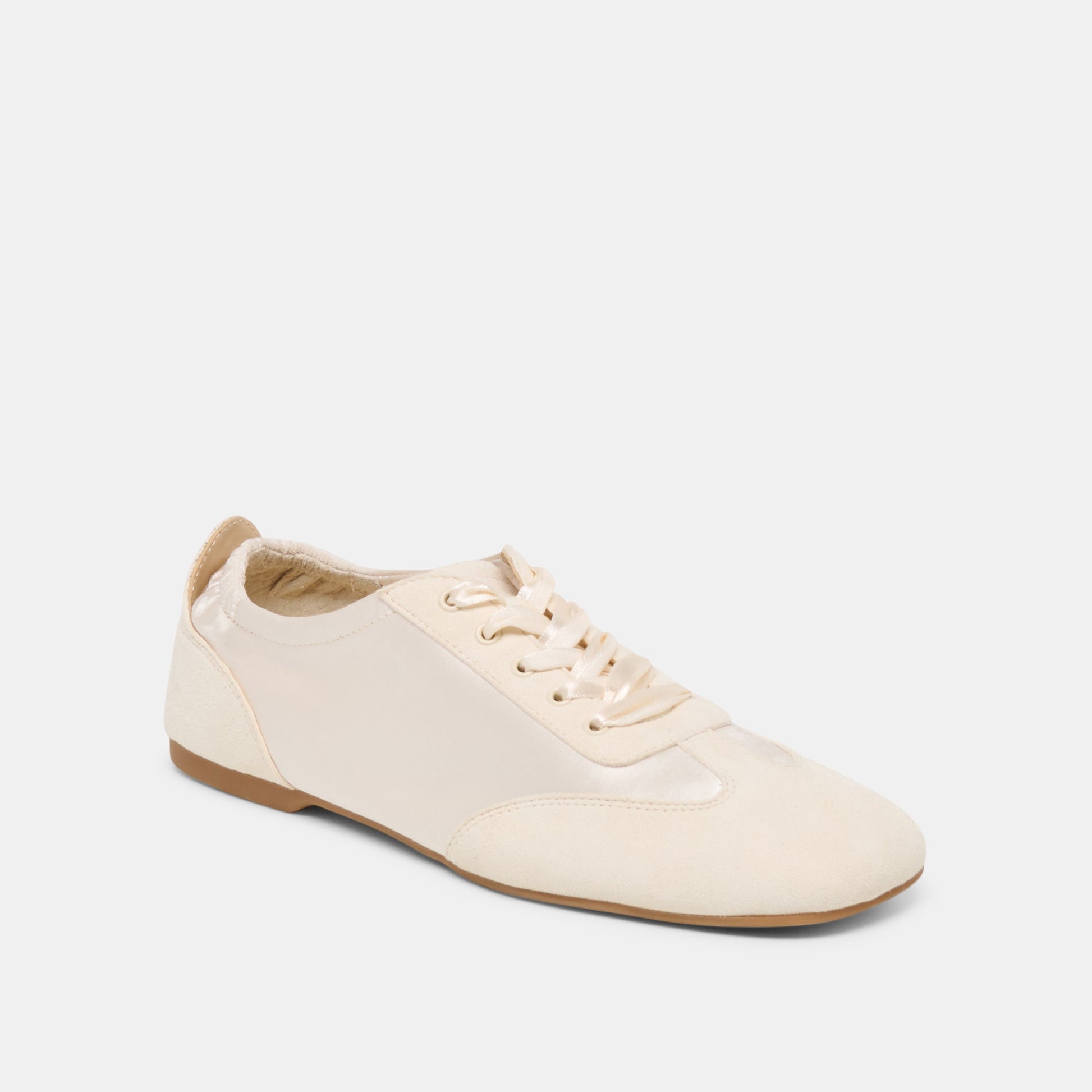 Dolce Vita Itzy Vanilla Satin Sneakers