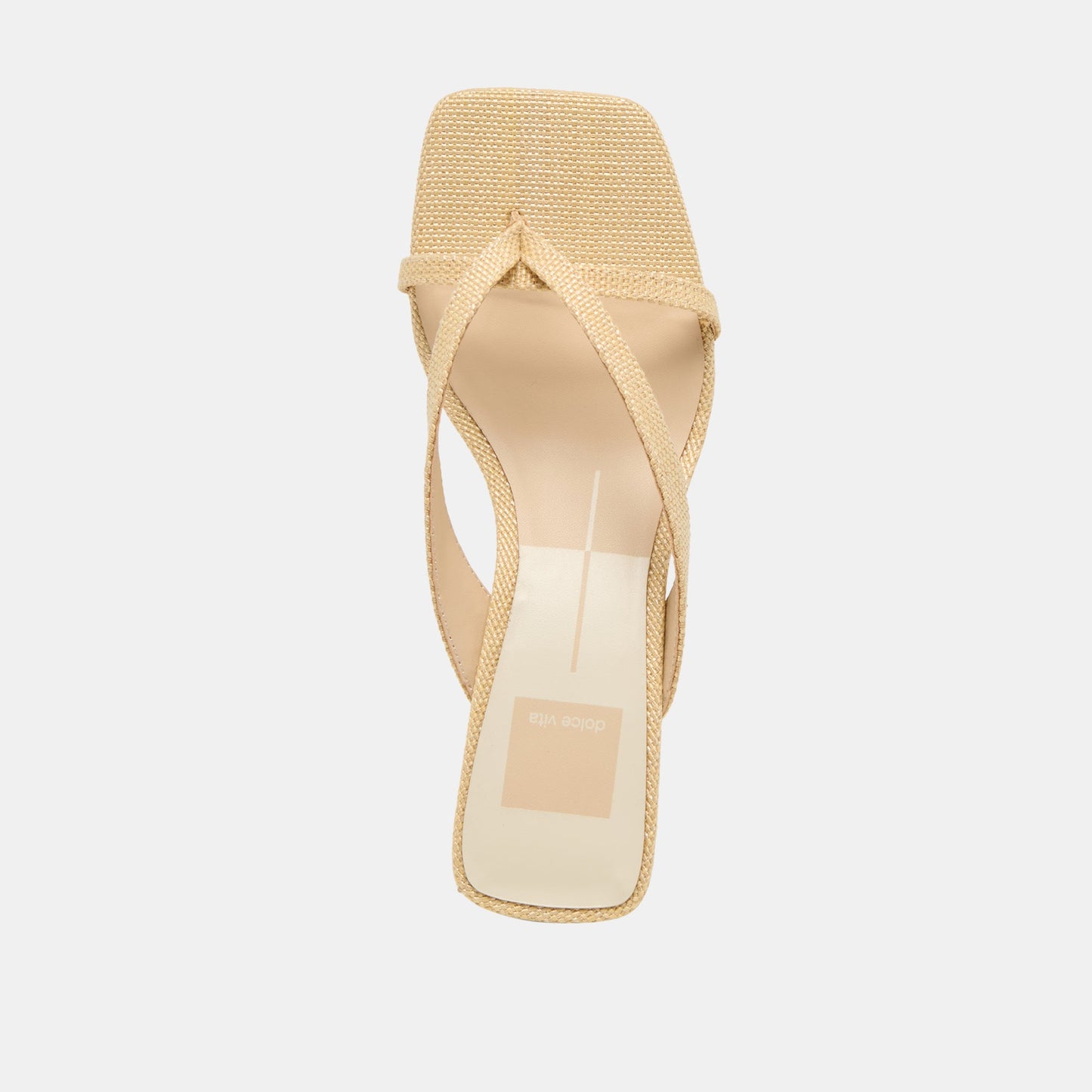 Dolce Vita Brevel Natural Raffia Heels