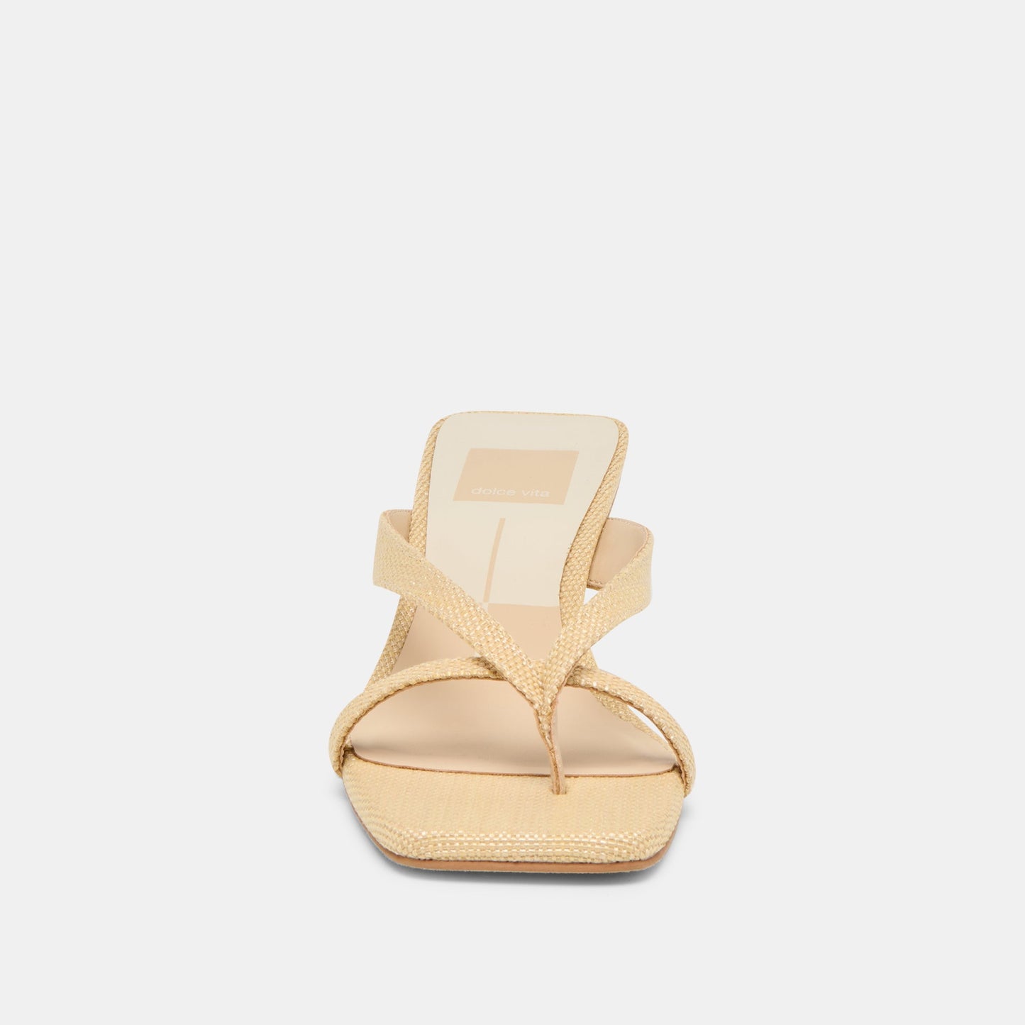 Dolce Vita Brevel Natural Raffia Heels