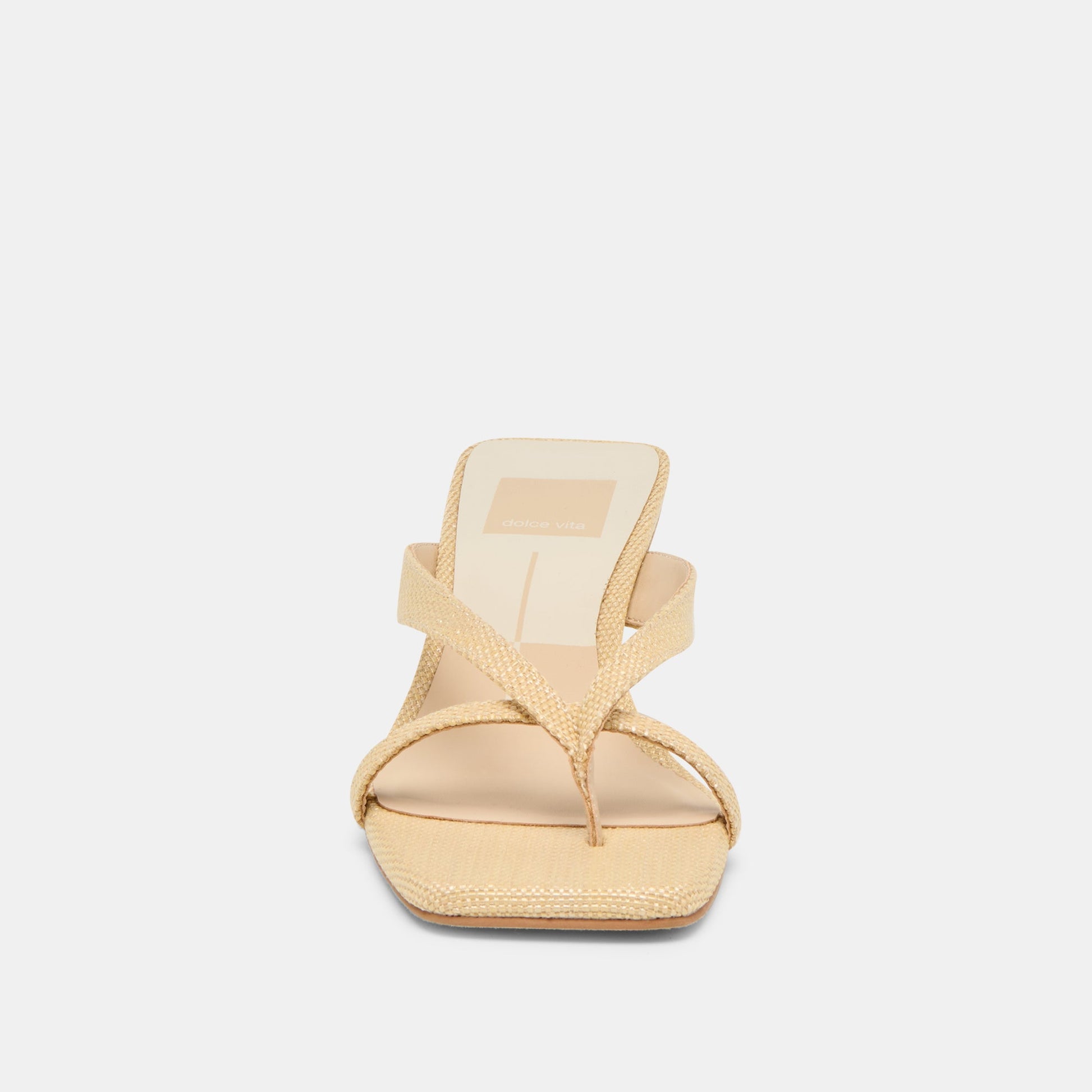 Dolce Vita Brevel Natural Raffia Heels