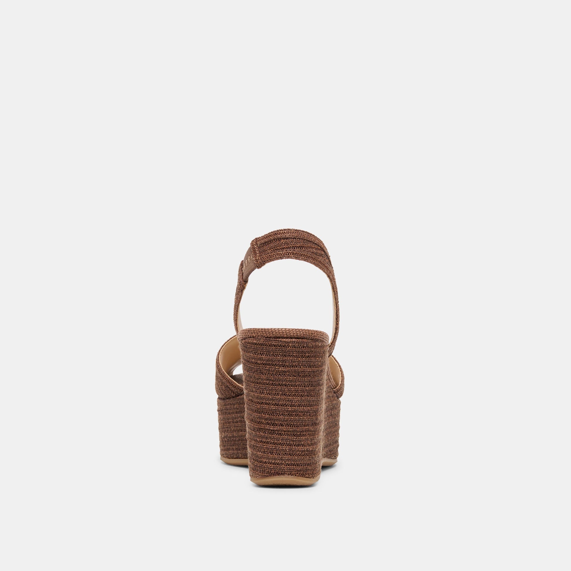 Dolce Vita Akera Cocoa Raffia Wedges