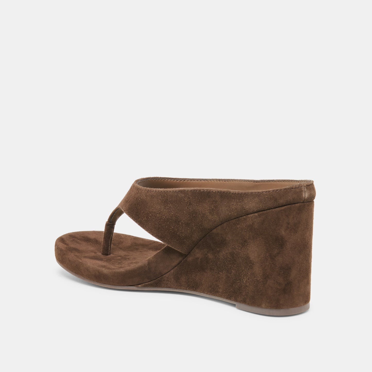 Dolce Vita Hinna Dk Brown Suede Wedges