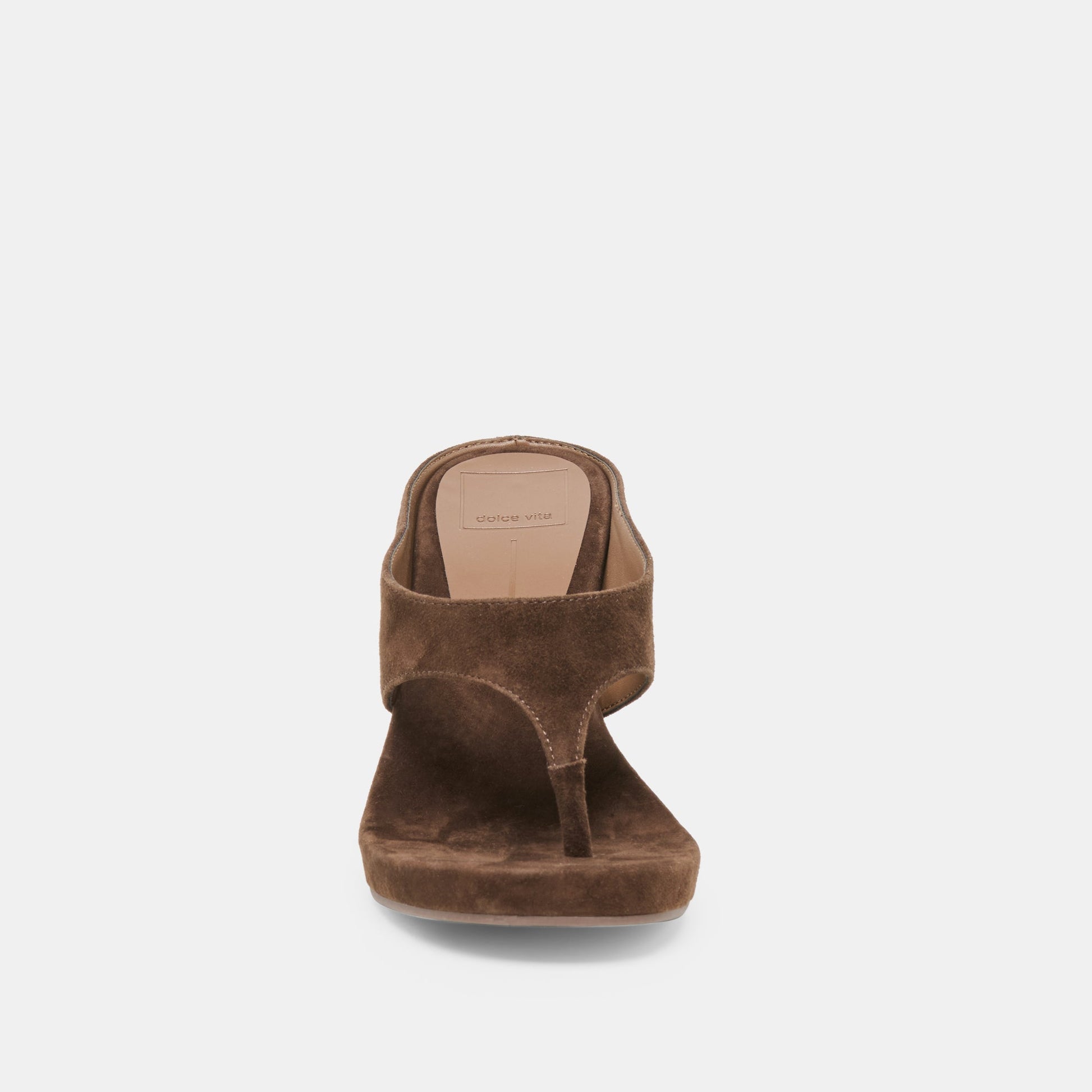 Dolce Vita Hinna Dk Brown Suede Wedges