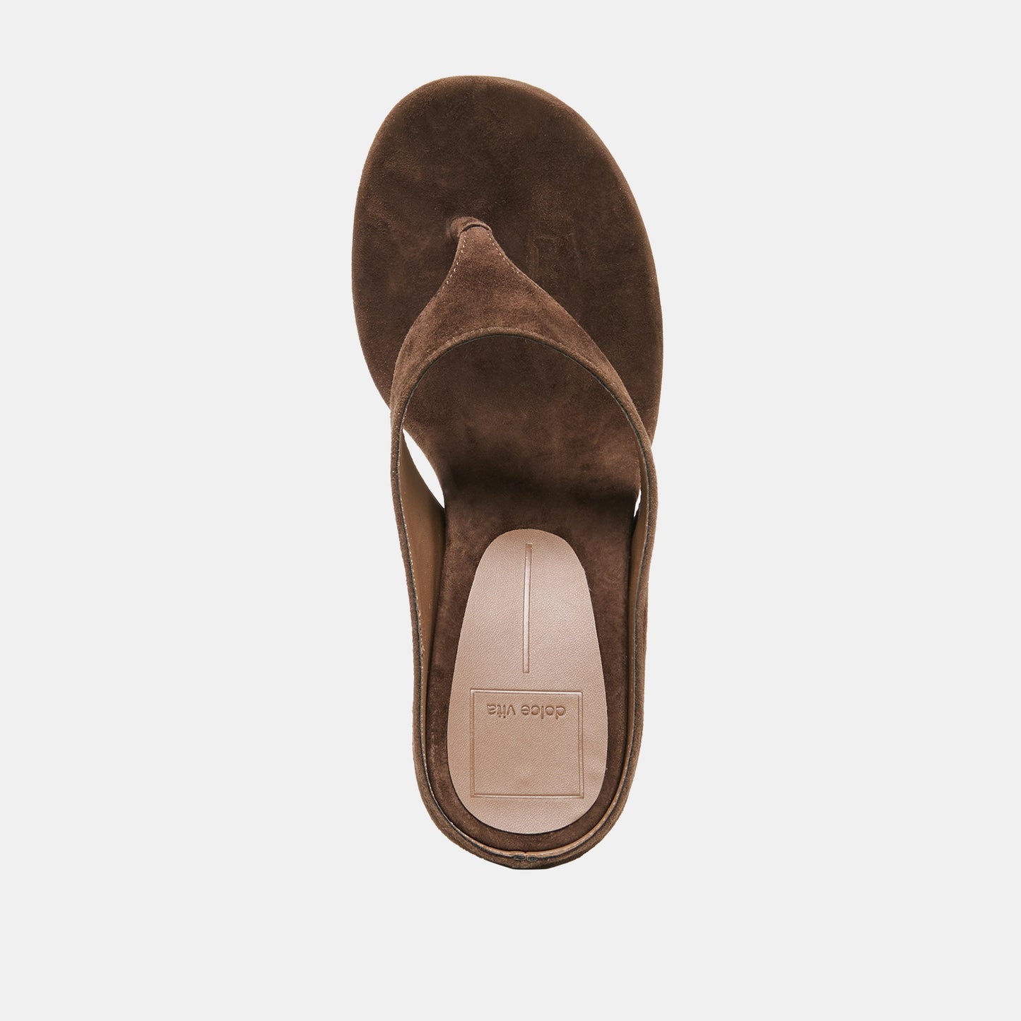 Dolce Vita Hinna Dk Brown Suede Wedges