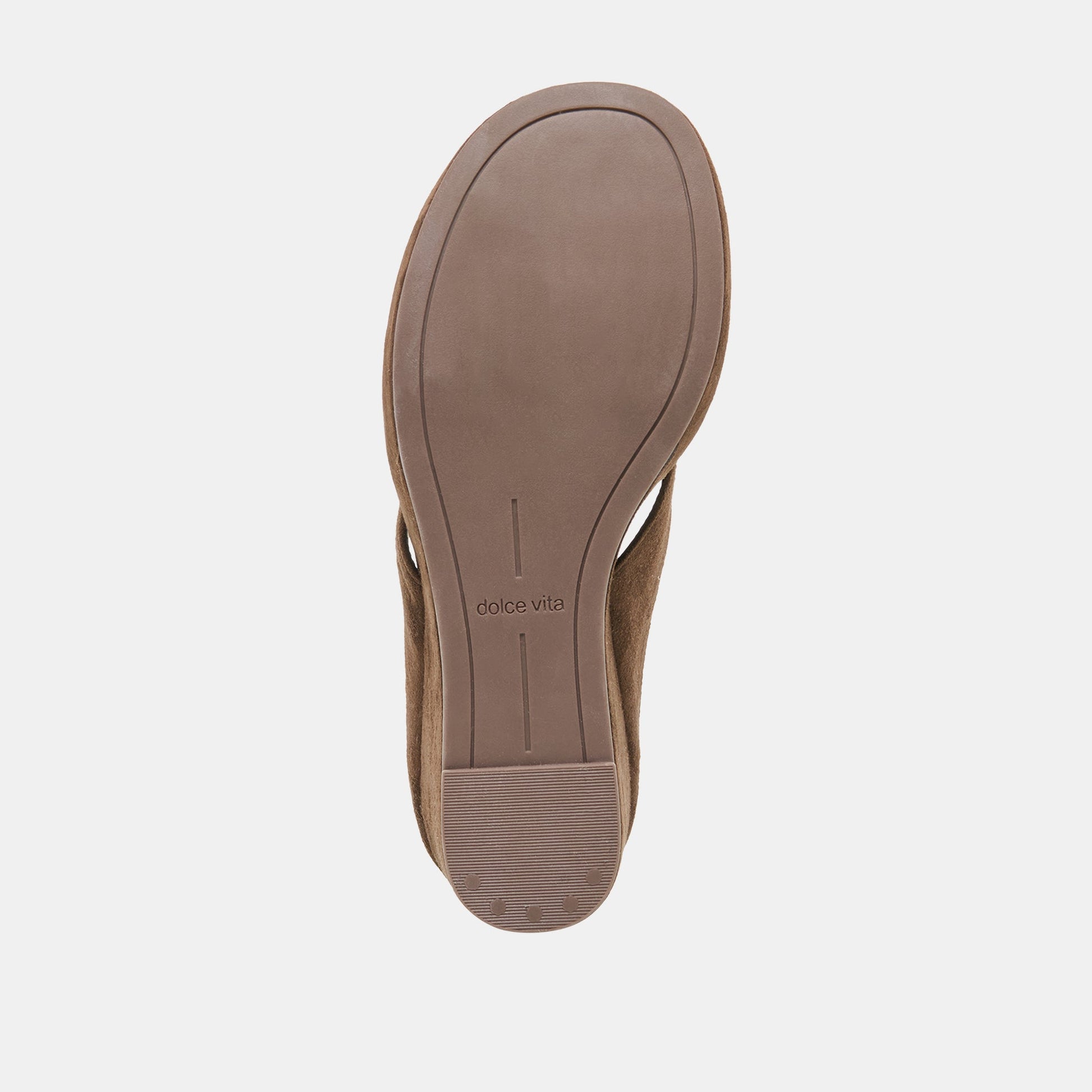 Dolce Vita Hinna Dk Brown Suede Wedges