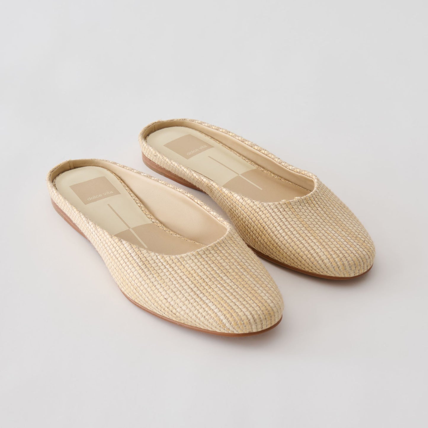 Dolce Vita Eila Lt Natural Raffia Flats