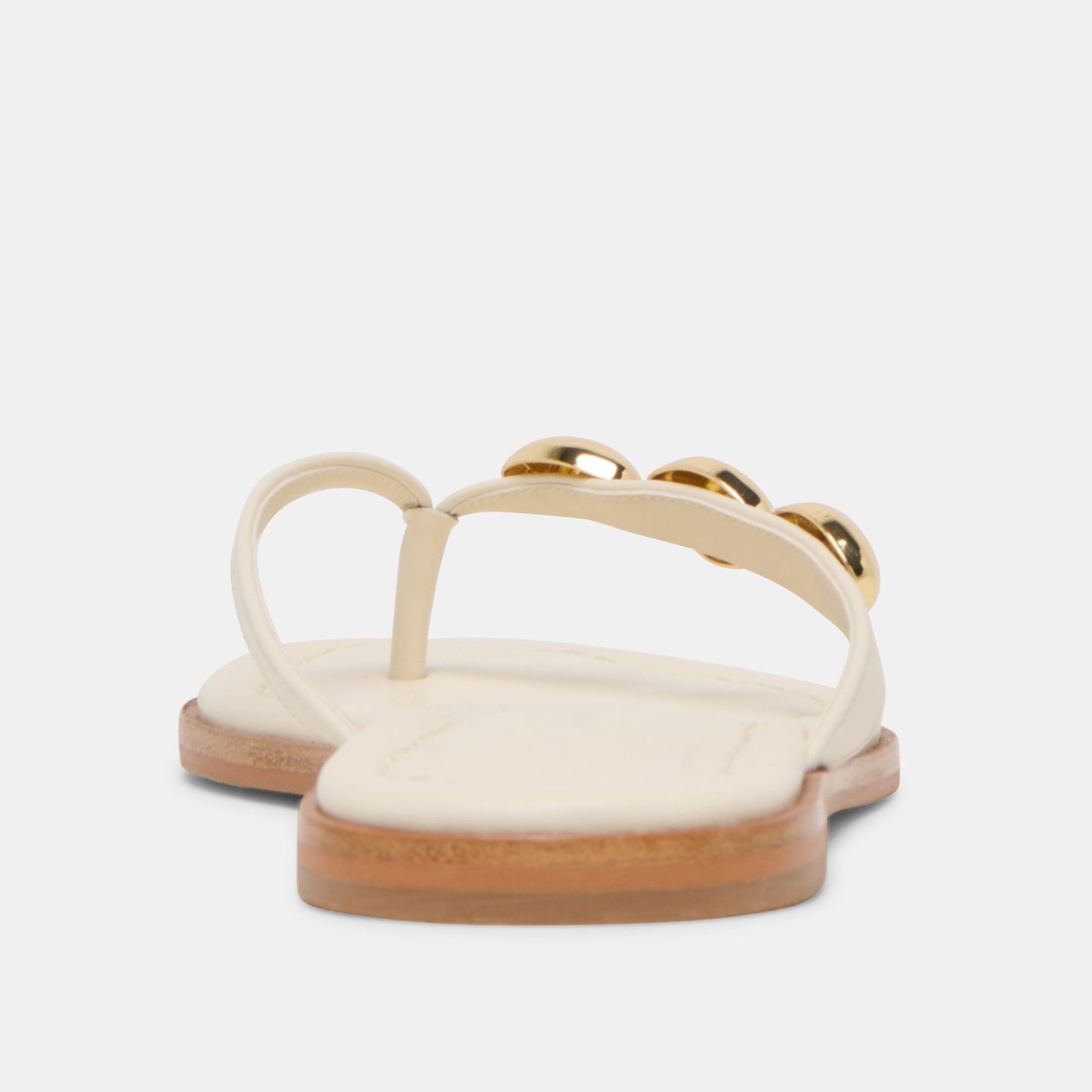 Dolce Vita Juny Off White Leather Sandals