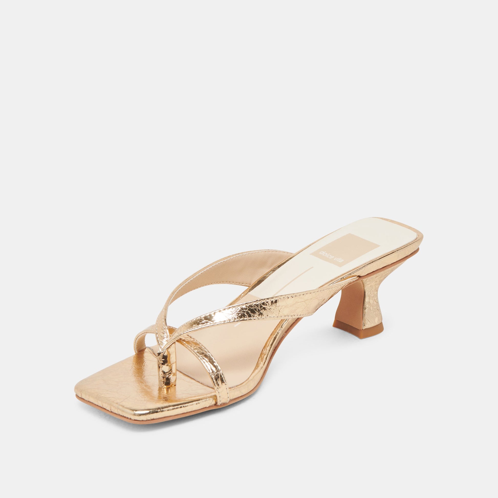 Dolce Vita BREVEL HEELS GOLD DISTRESSED LEATHER
 – Dolce Vita