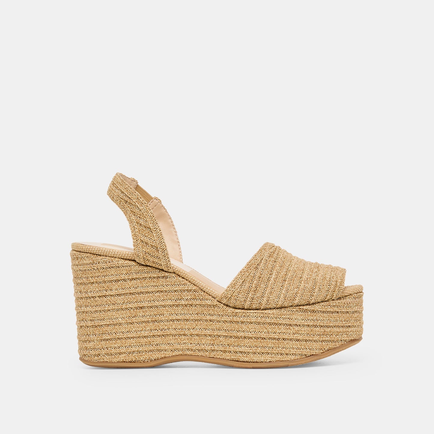 Dolce Vita Akera Natural Raffia Wedges