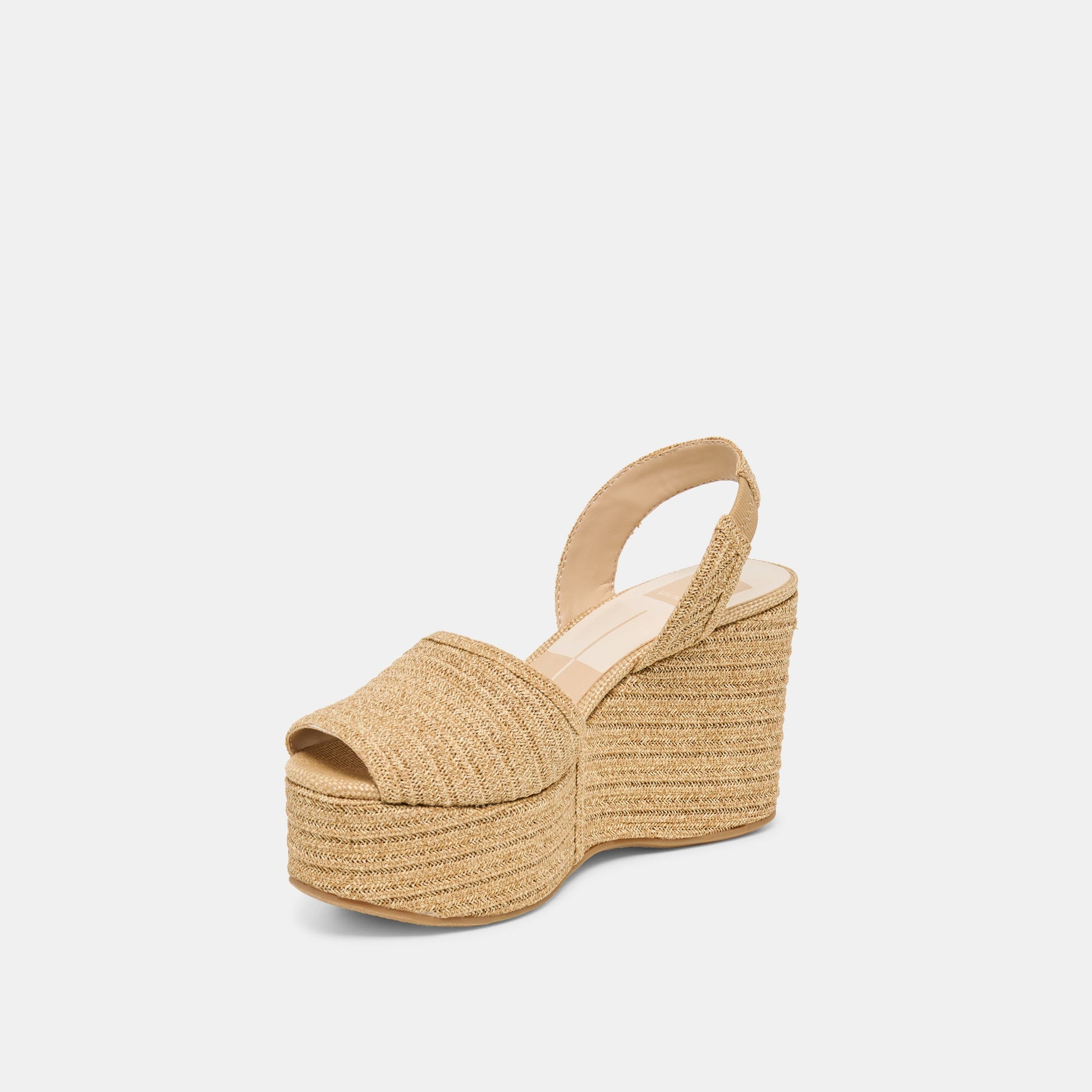 Dolce Vita Akera Natural Raffia Wedges