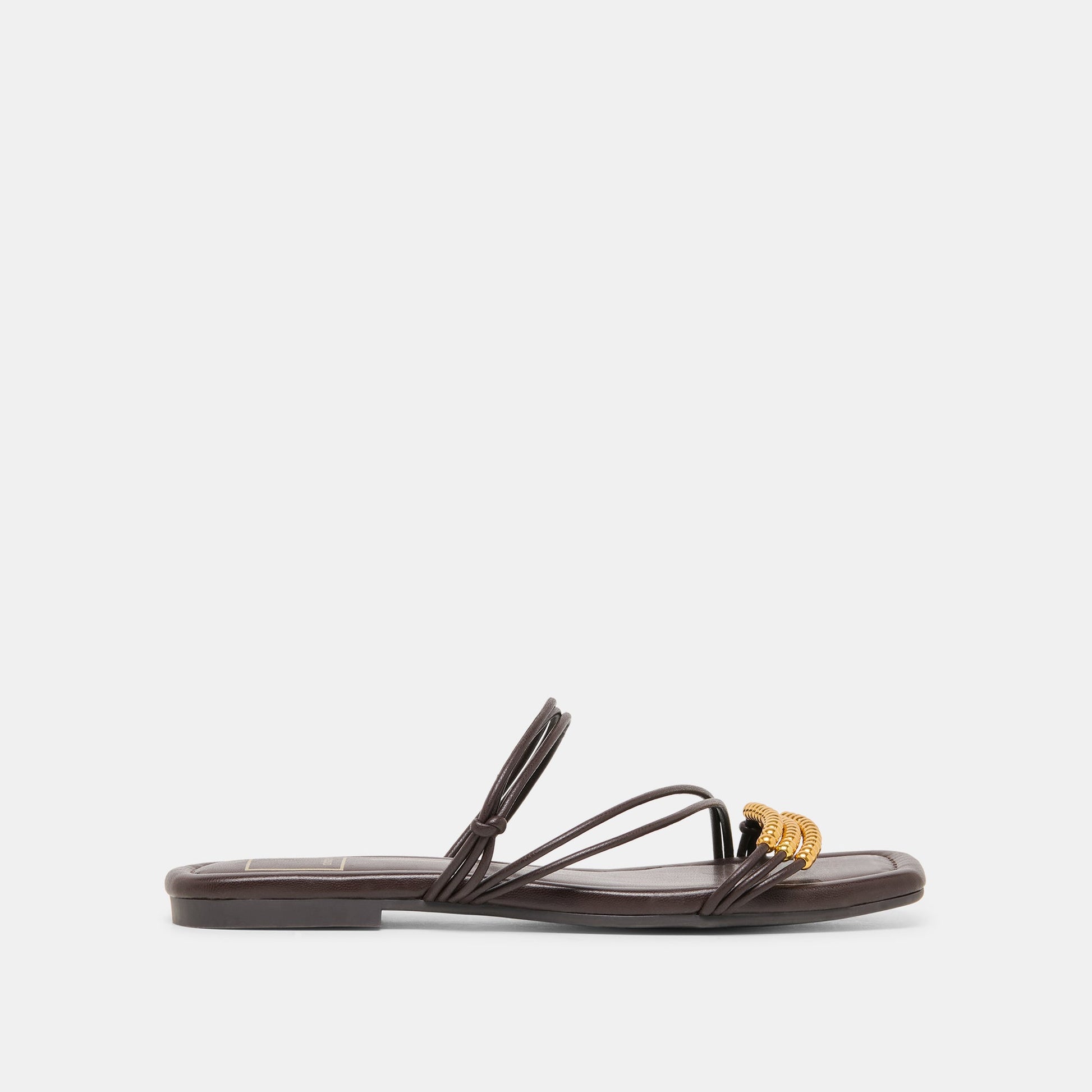 Dolce Vita LYNDEE BEAD Espresso Stella Strappy Open-Toe Sandals