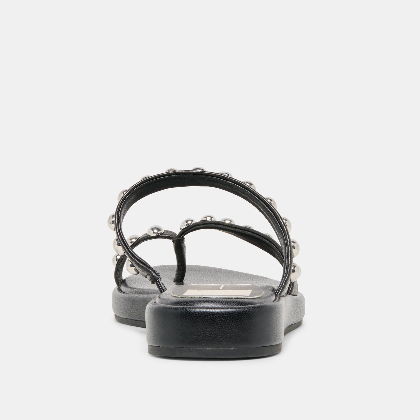 Dolce Vita Amary Stud Black Leather Sandals
