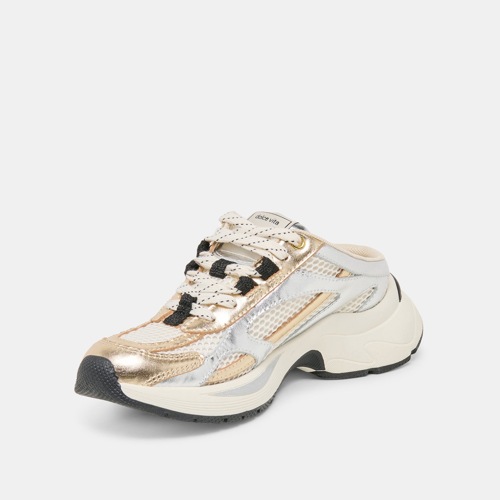 Dolce Vita SWAYZY Metallic Multi Leather Platform Slip-on Sneakers