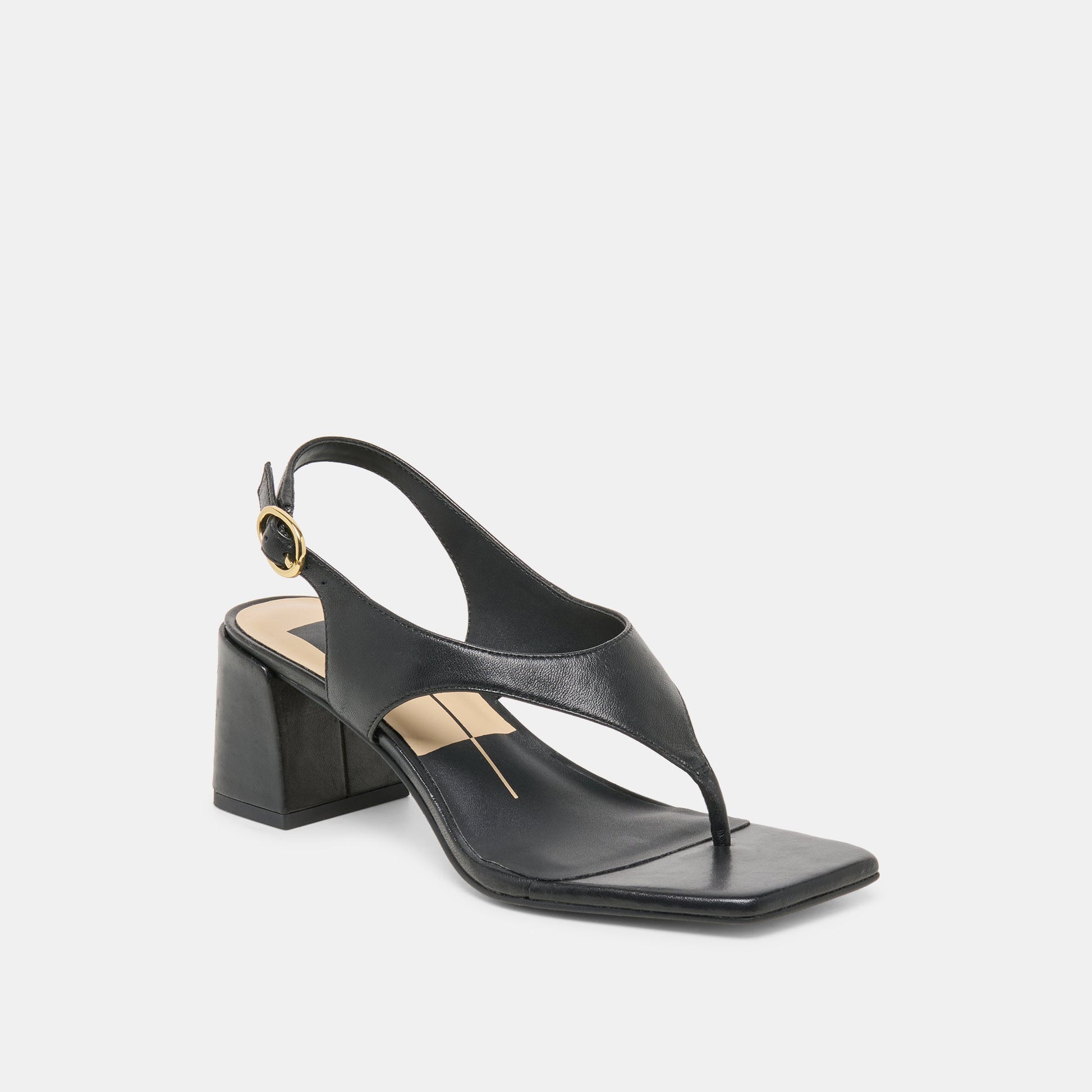Dolce Vita Yves Black Leather Heels