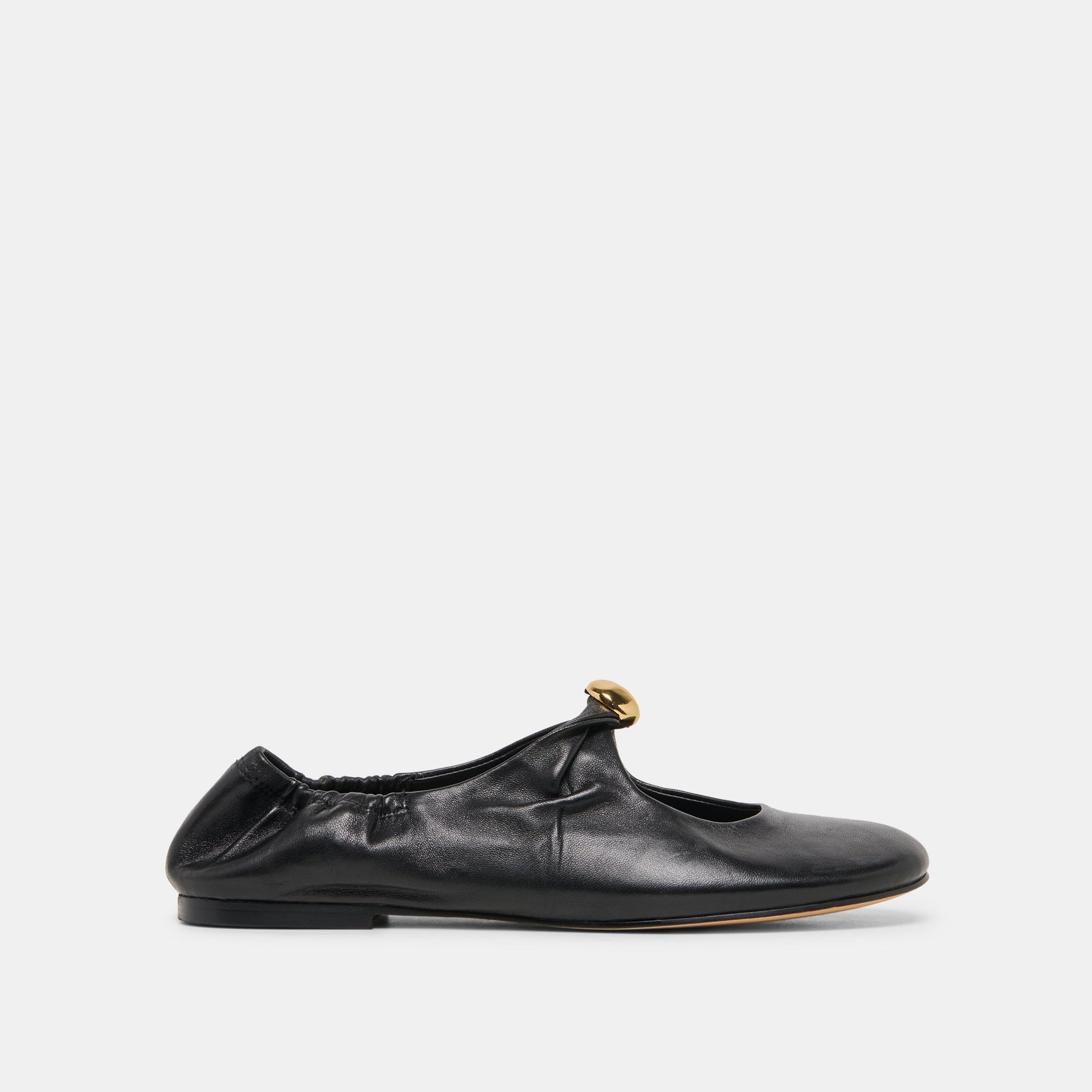Dolce Vita Cornel Black Leather Flats