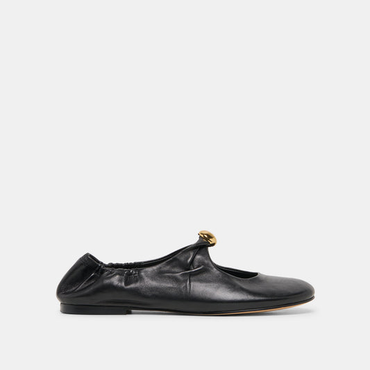 Dolce Vita Cornel Black Leather Flats