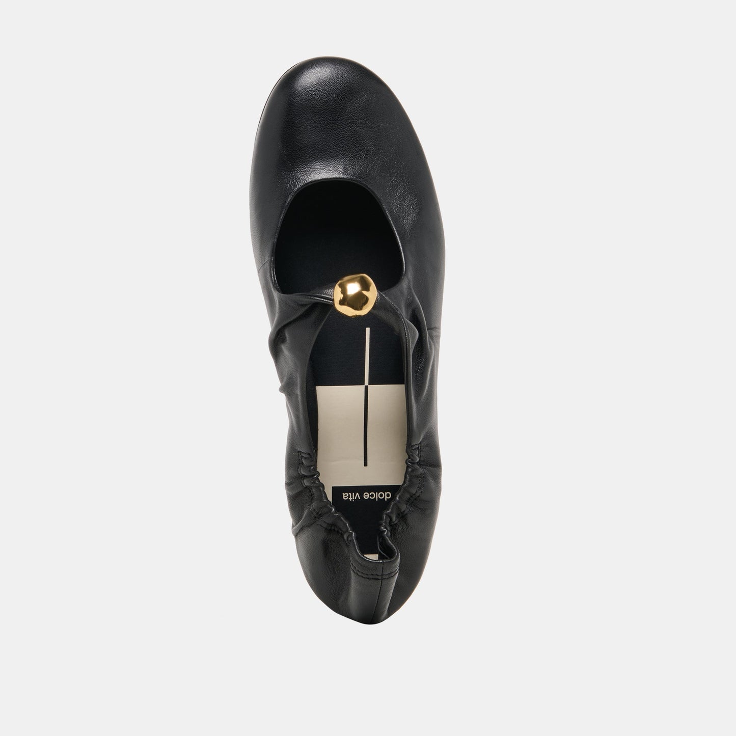 Dolce Vita Cornel Black Leather Flats