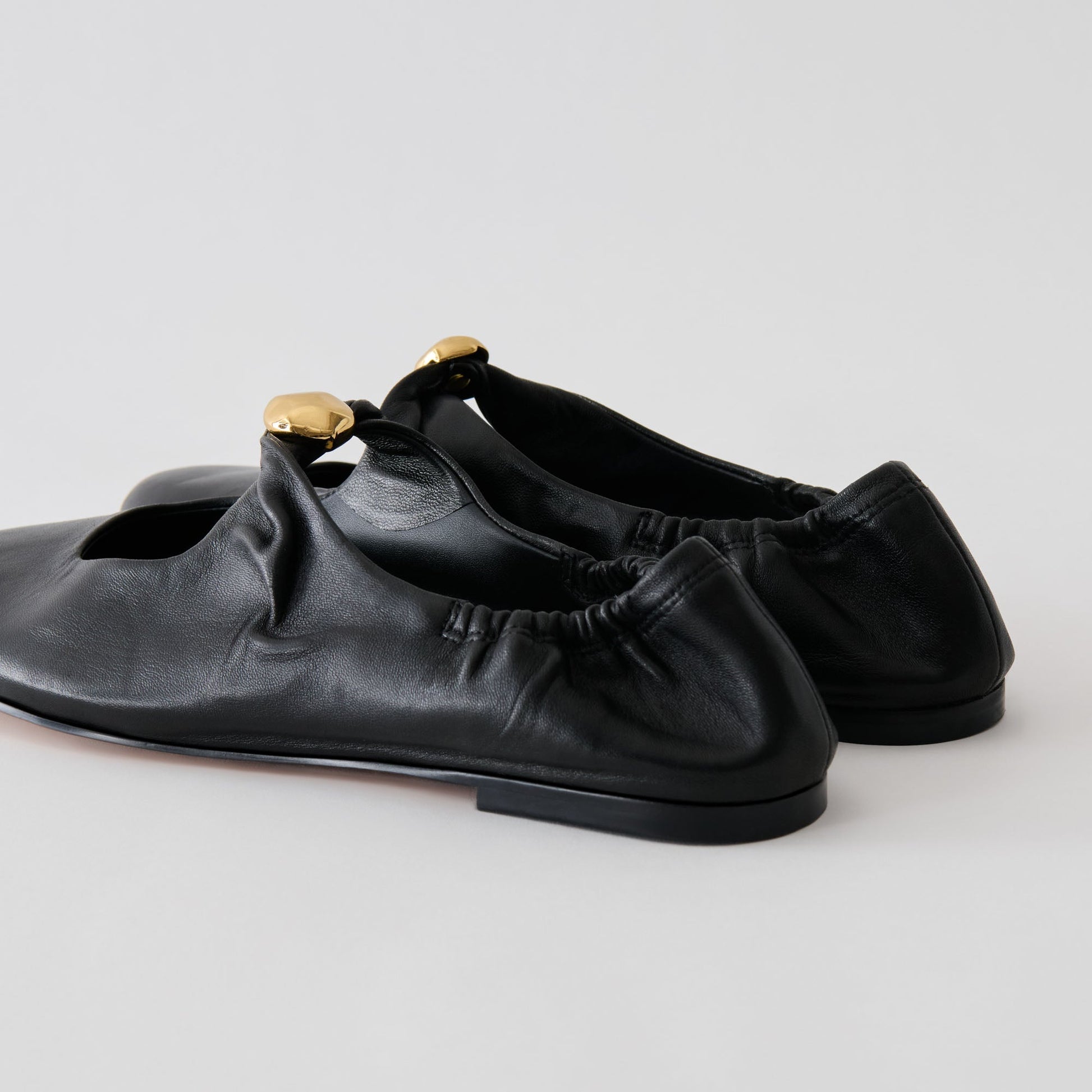 Dolce Vita Cornel Black Leather Flats