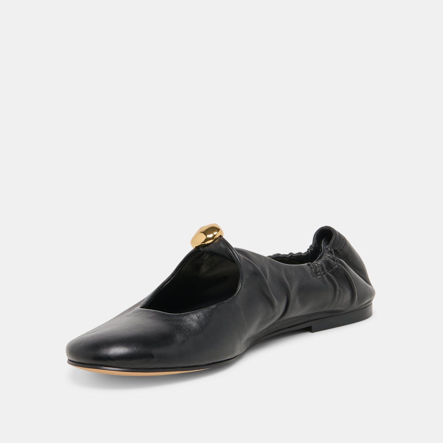 Dolce Vita Cornel Black Leather Flats