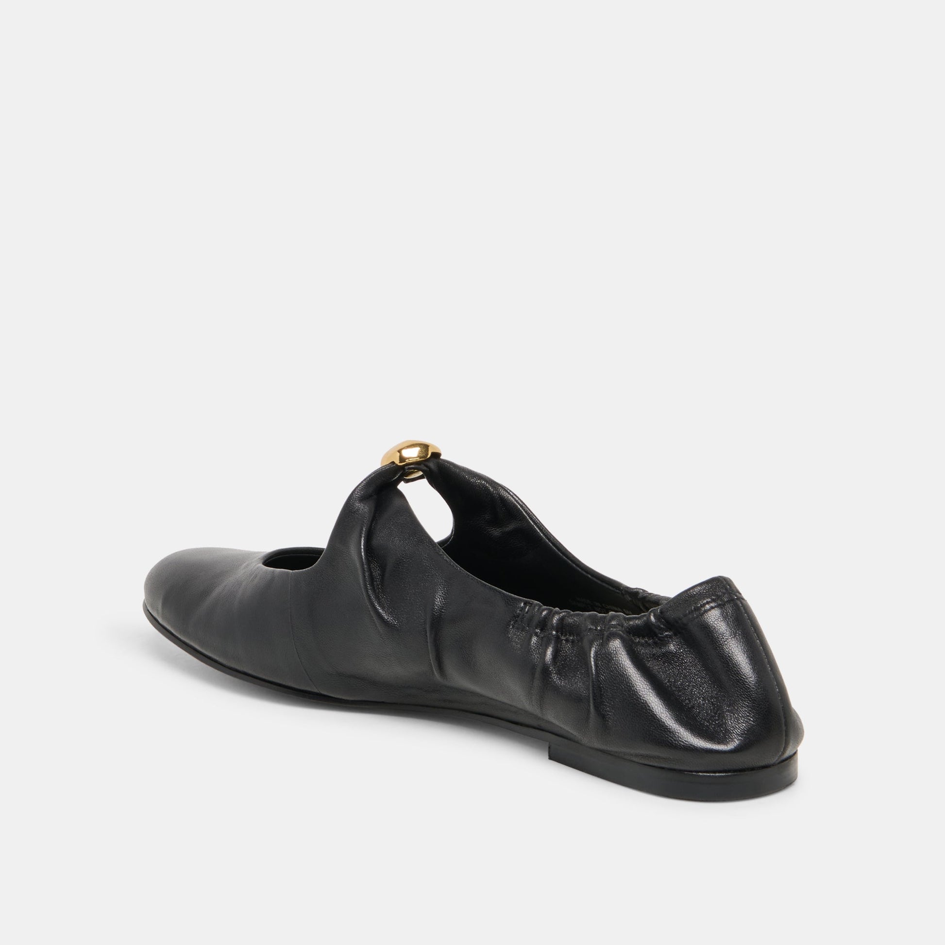 Dolce Vita Cornel Black Leather Flats