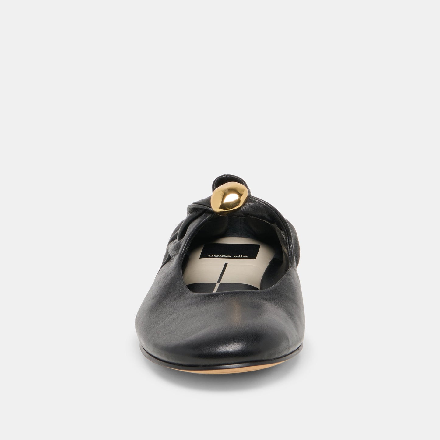 Dolce Vita Cornel Black Leather Flats