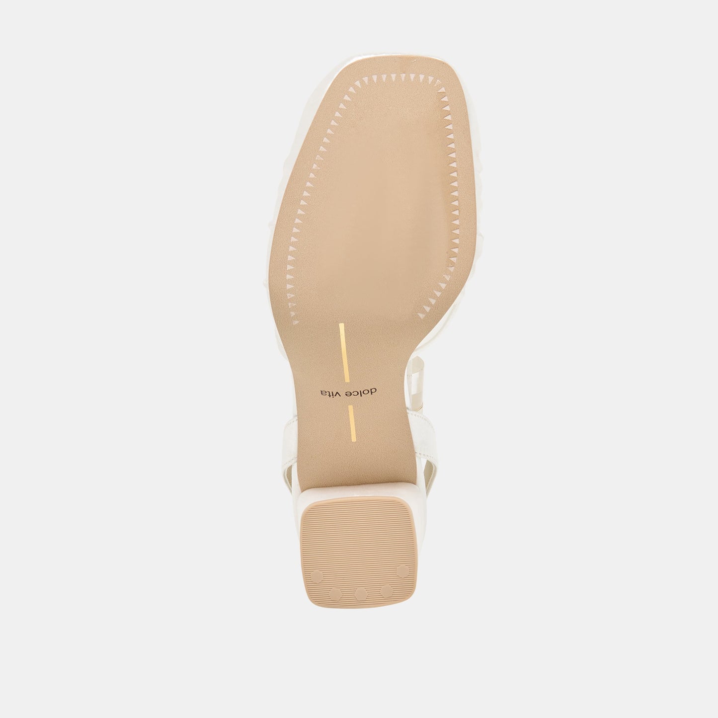Dolce Vita Tisha True White Satin Heels