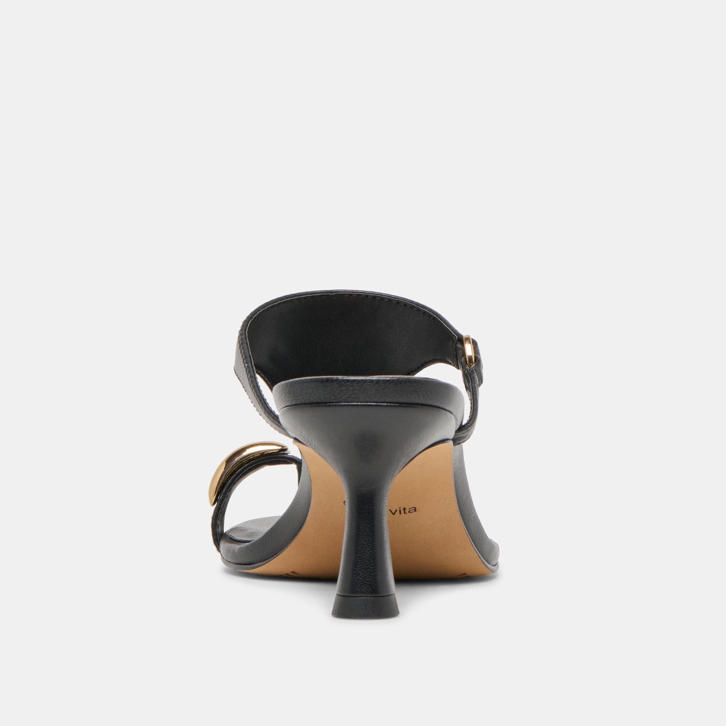 Dolce Vita Derrel Black Leather Heels