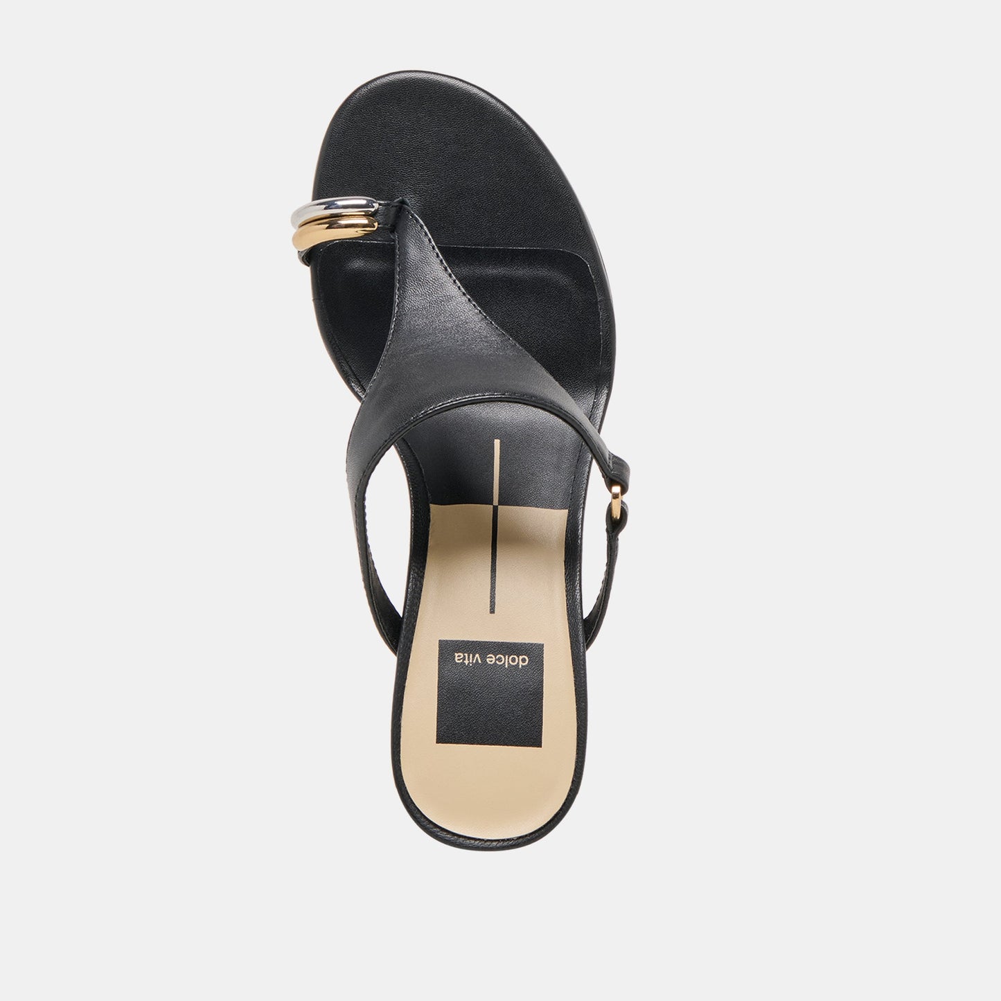 Dolce Vita Derrel Black Leather Heels
