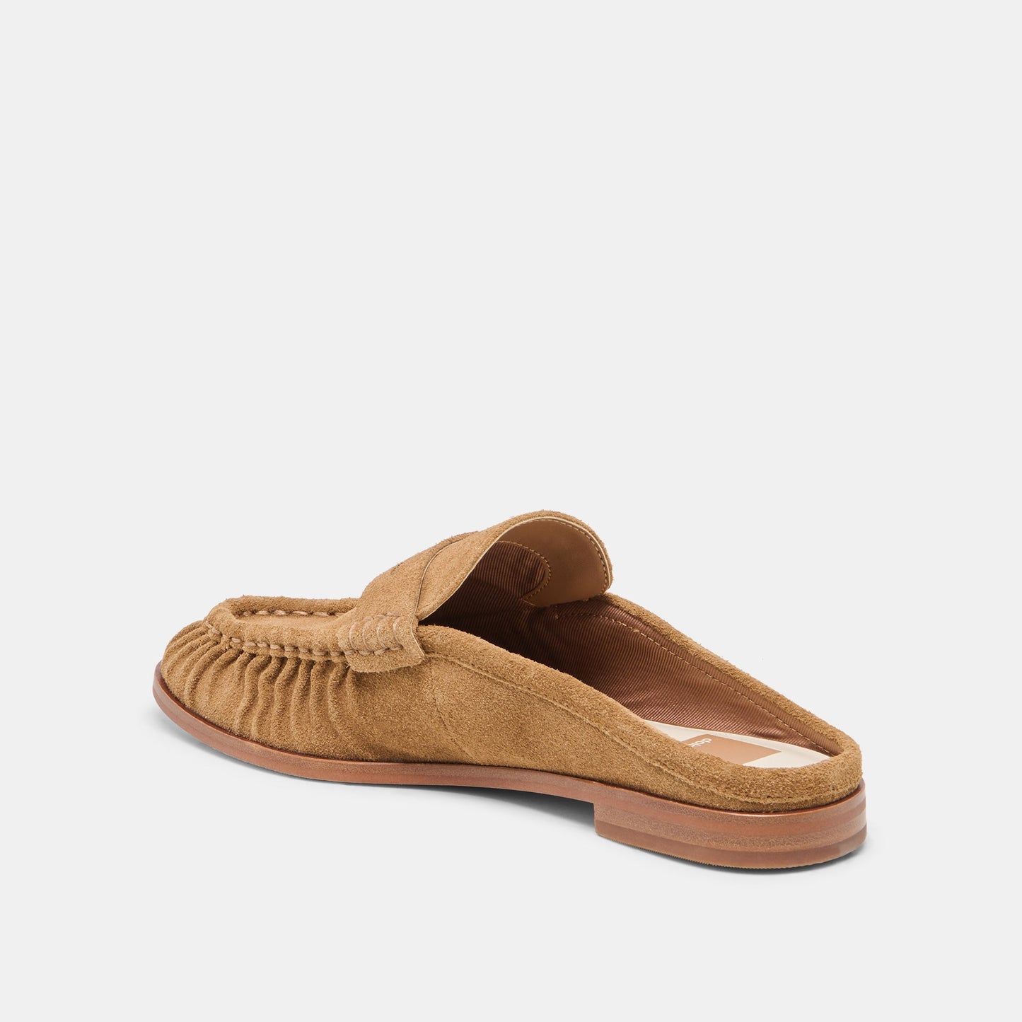 Dolce Vita BETZY Lt Brown Suede Closed-Toe Slip-On Loafers