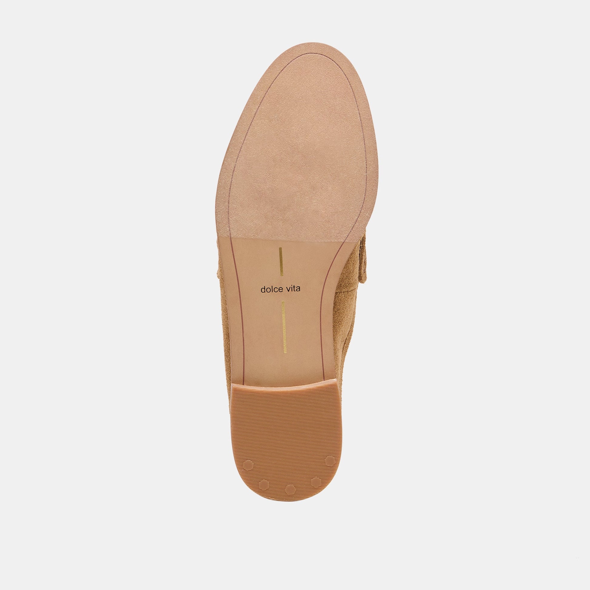 Dolce Vita BETZY Lt Brown Suede Closed-Toe Slip-On Loafers