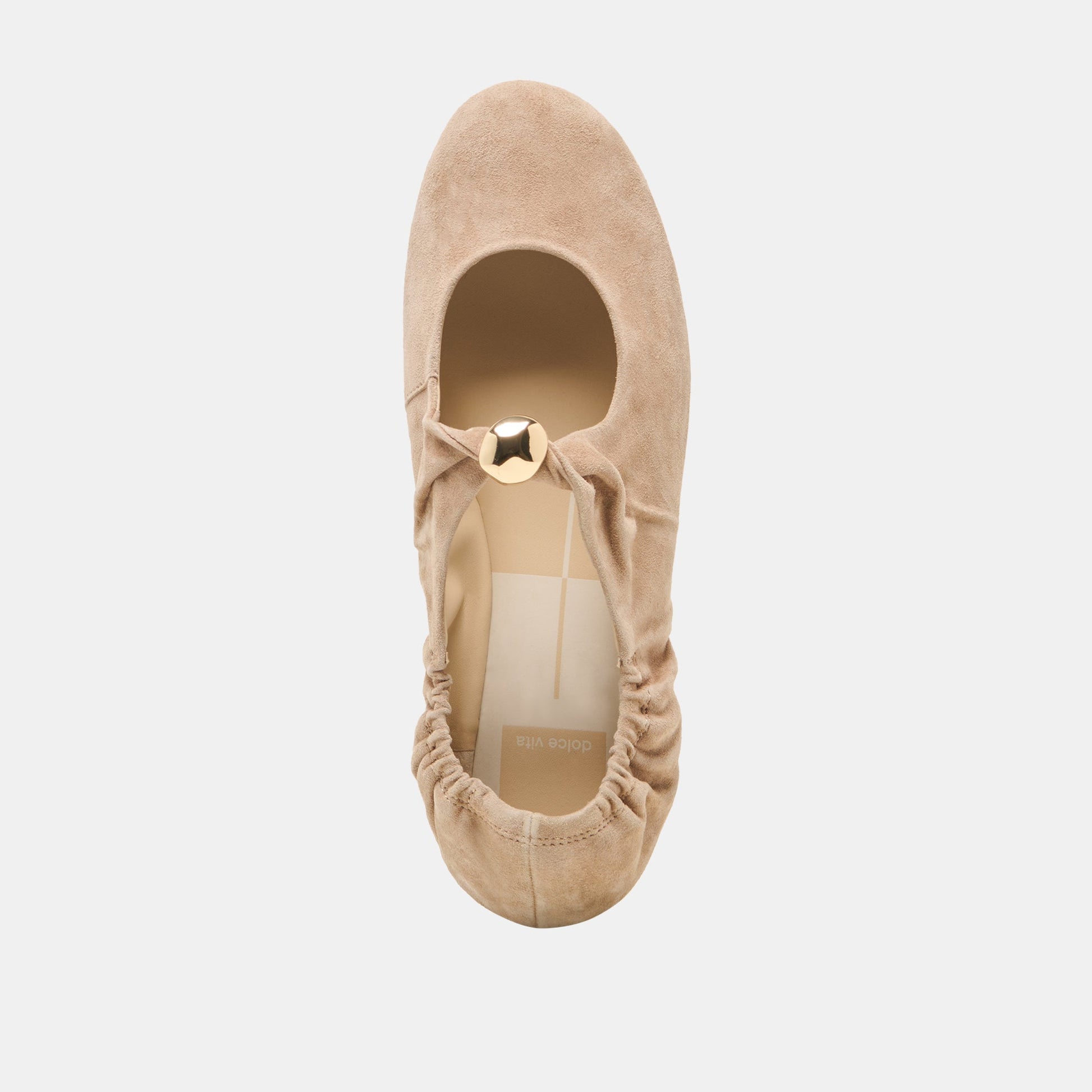 Dolce Vita Cornel Camel Suede Flats