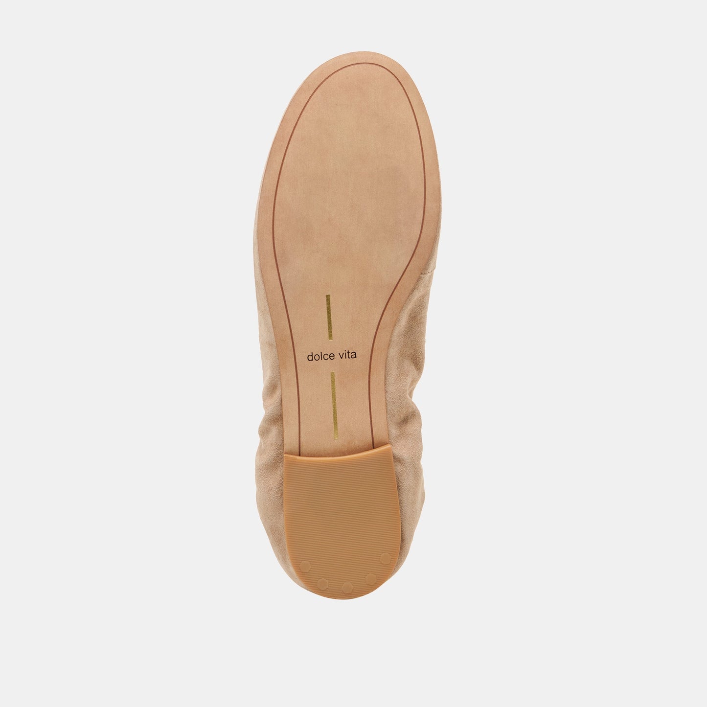 Dolce Vita Cornel Camel Suede Flats