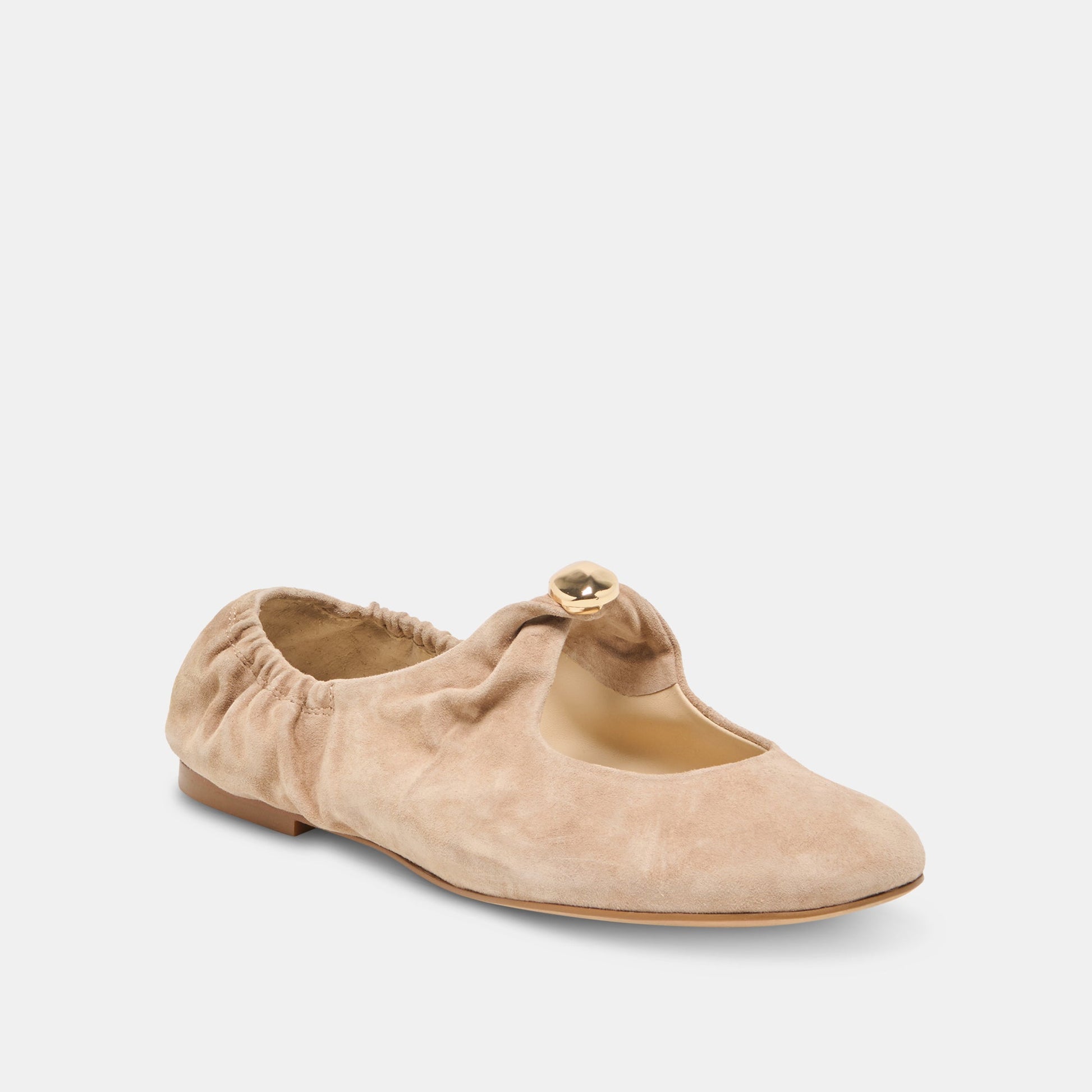 Dolce Vita Cornel Camel Suede Flats