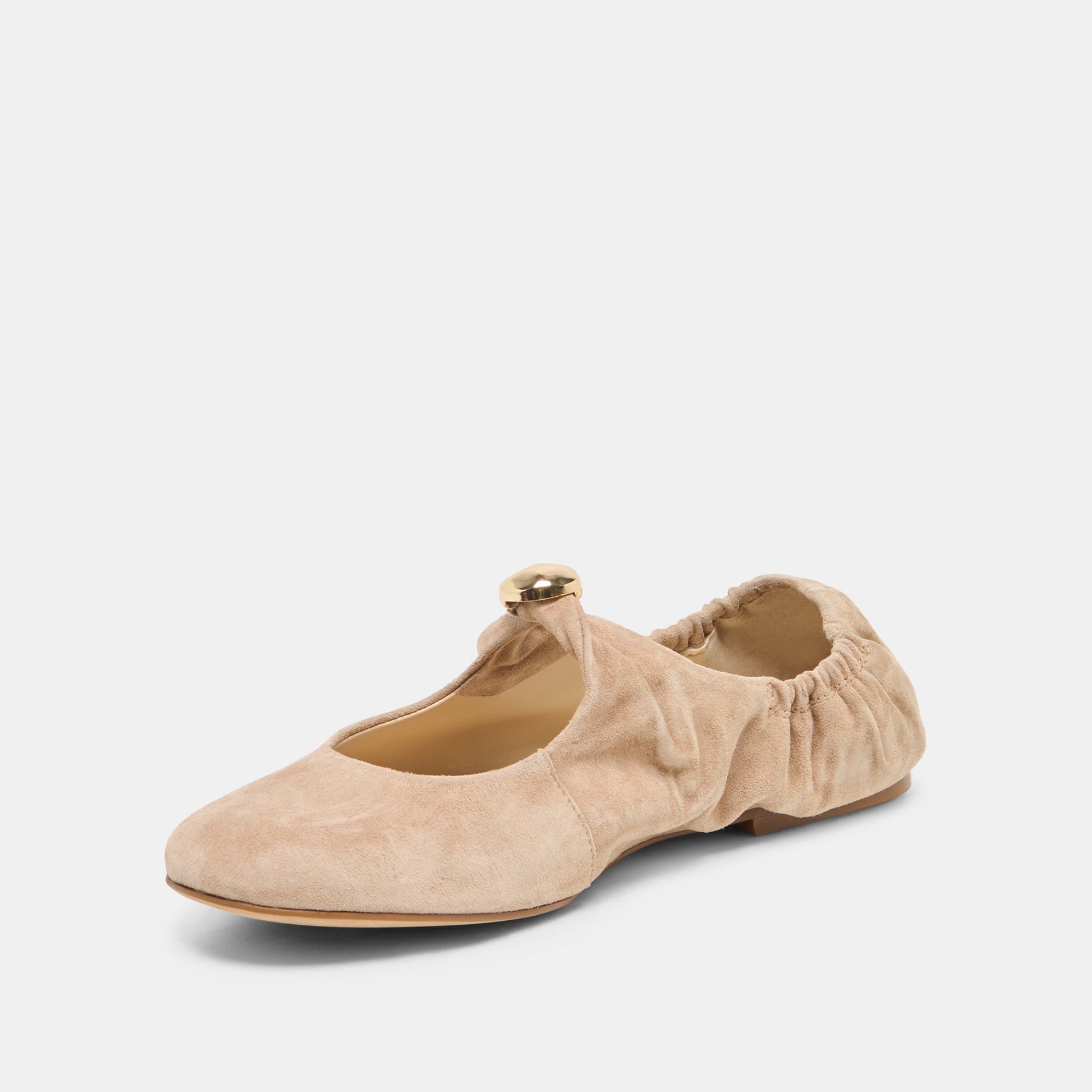Dolce Vita Cornel Camel Suede Flats