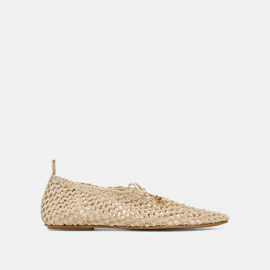 Dolce Vita Kaylyn Oatmeal Crochet Flats