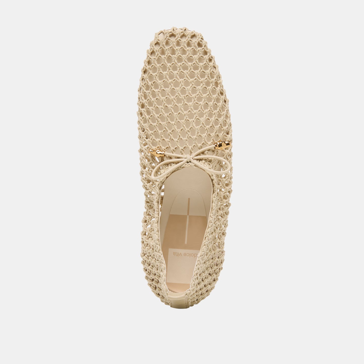Dolce Vita Kaylyn Oatmeal Crochet Flats