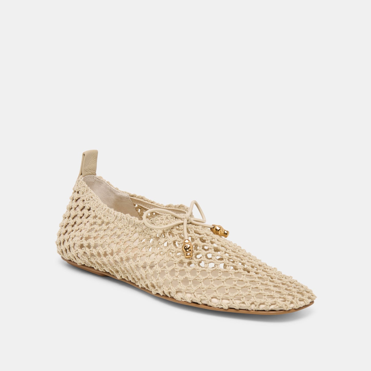 Dolce Vita Kaylyn Oatmeal Crochet Flats