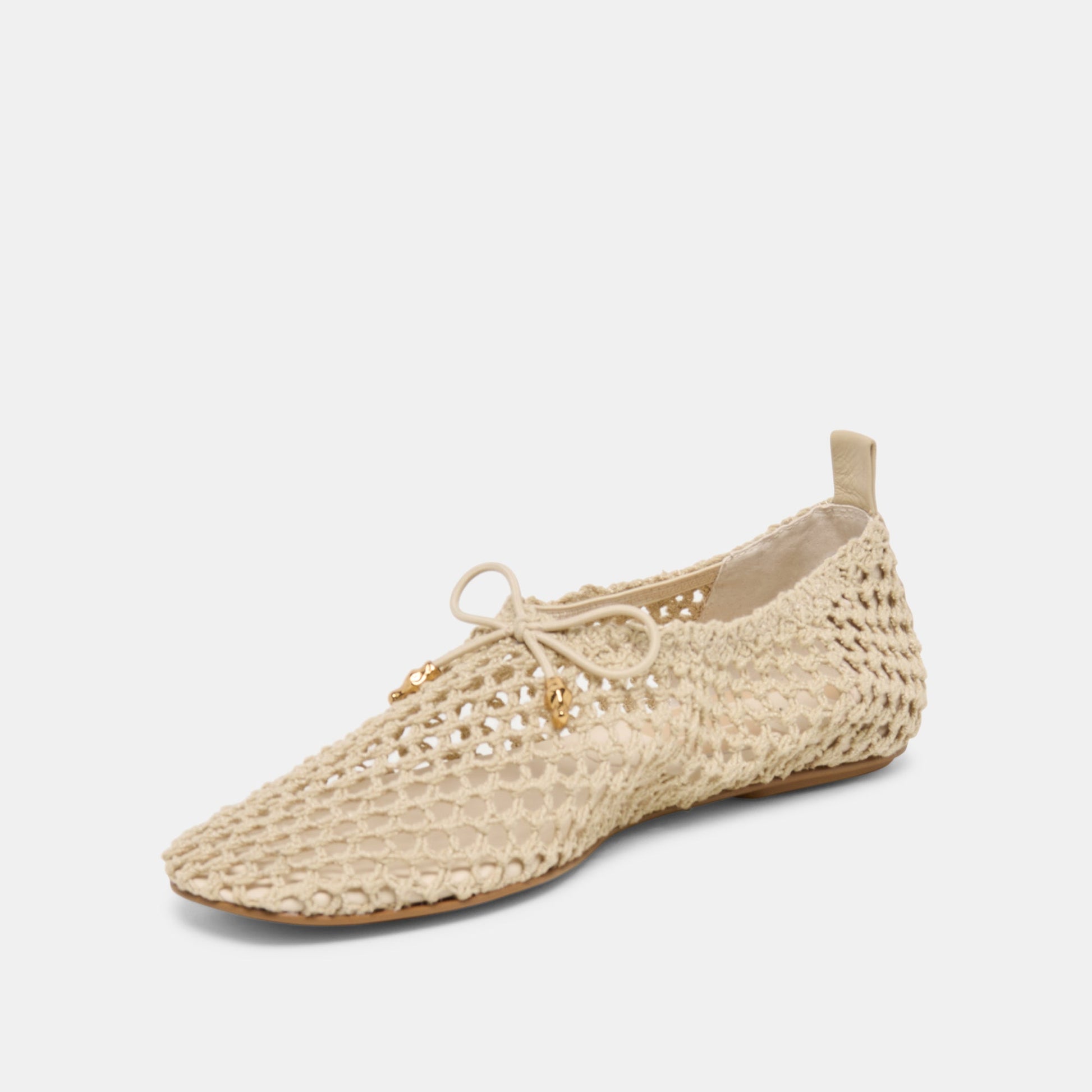 Dolce Vita Kaylyn Oatmeal Crochet Flats