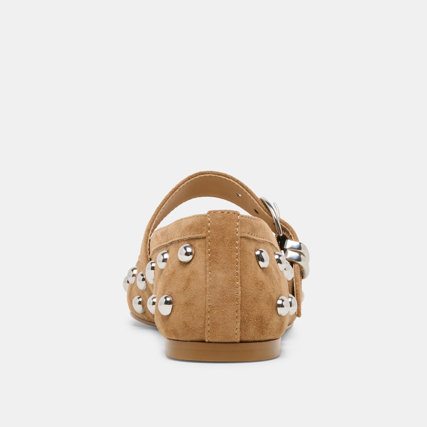 Dolce Vita Mikel Stud Lt Brown Suede Ballet Flats