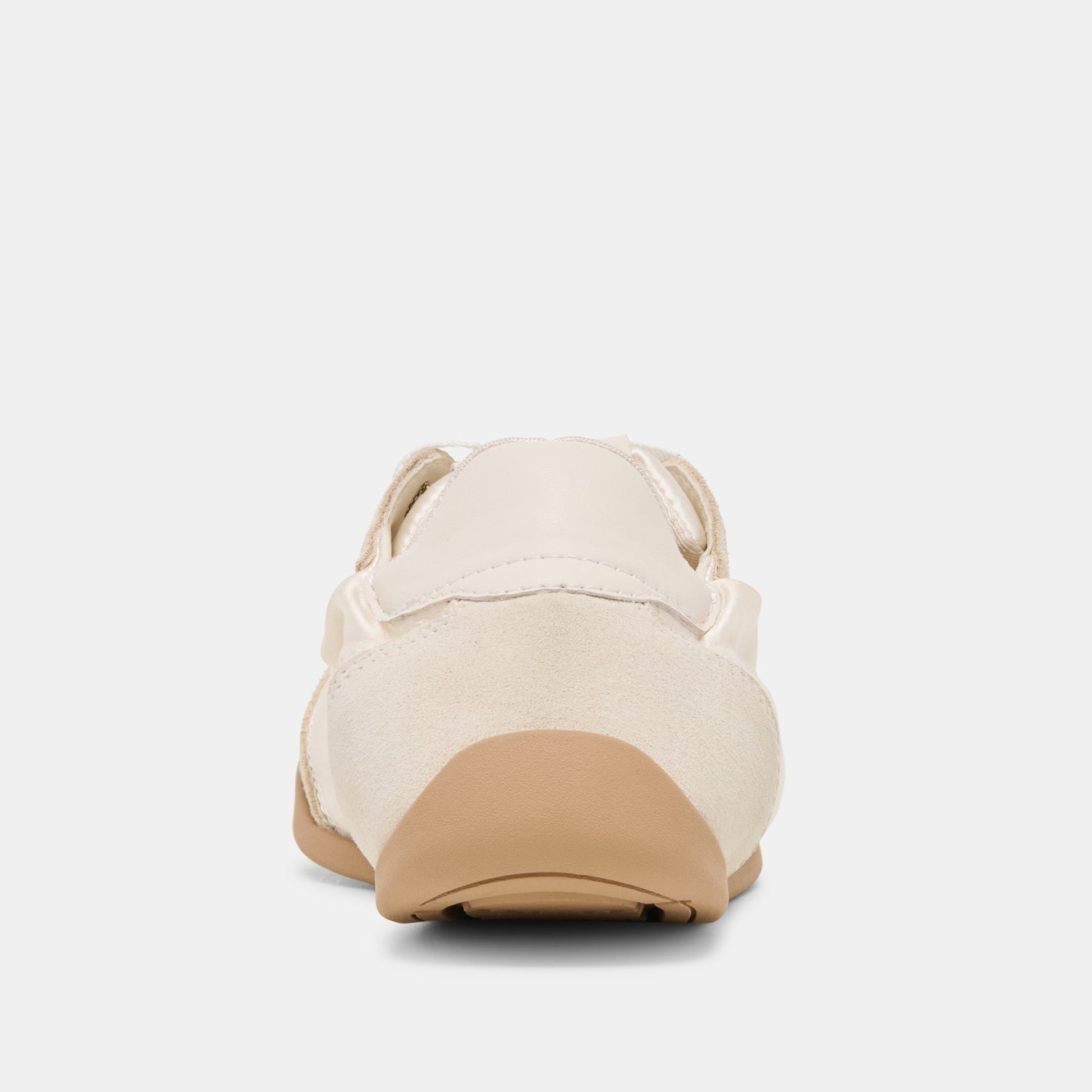 Dolce Vita Dakoda Off White Satin Sneakers