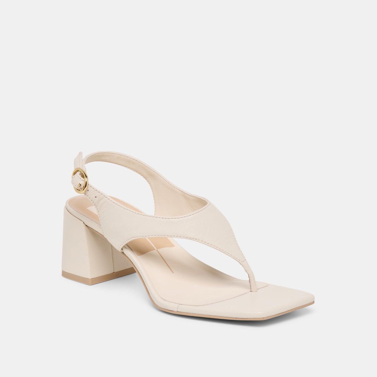 Dolce Vita Yves Ivory Leather Heels