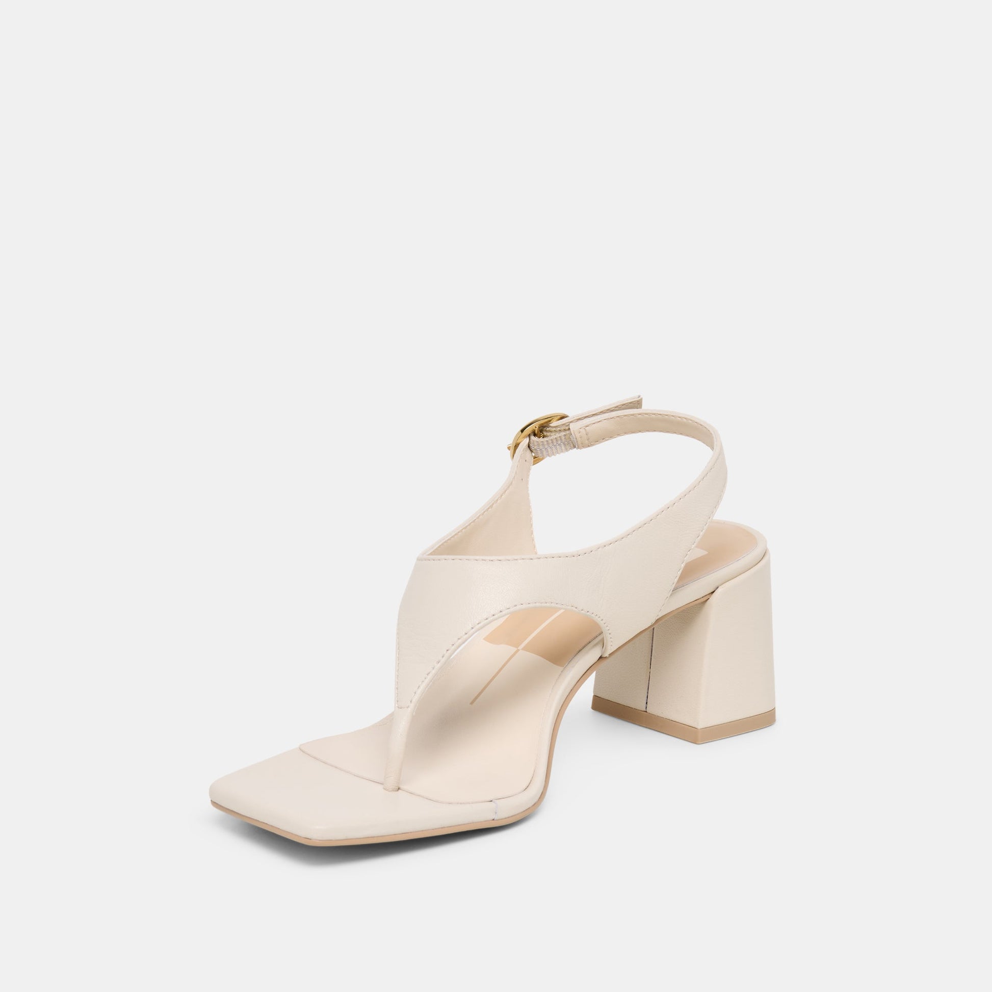 Dolce Vita Yves Ivory Leather Heels