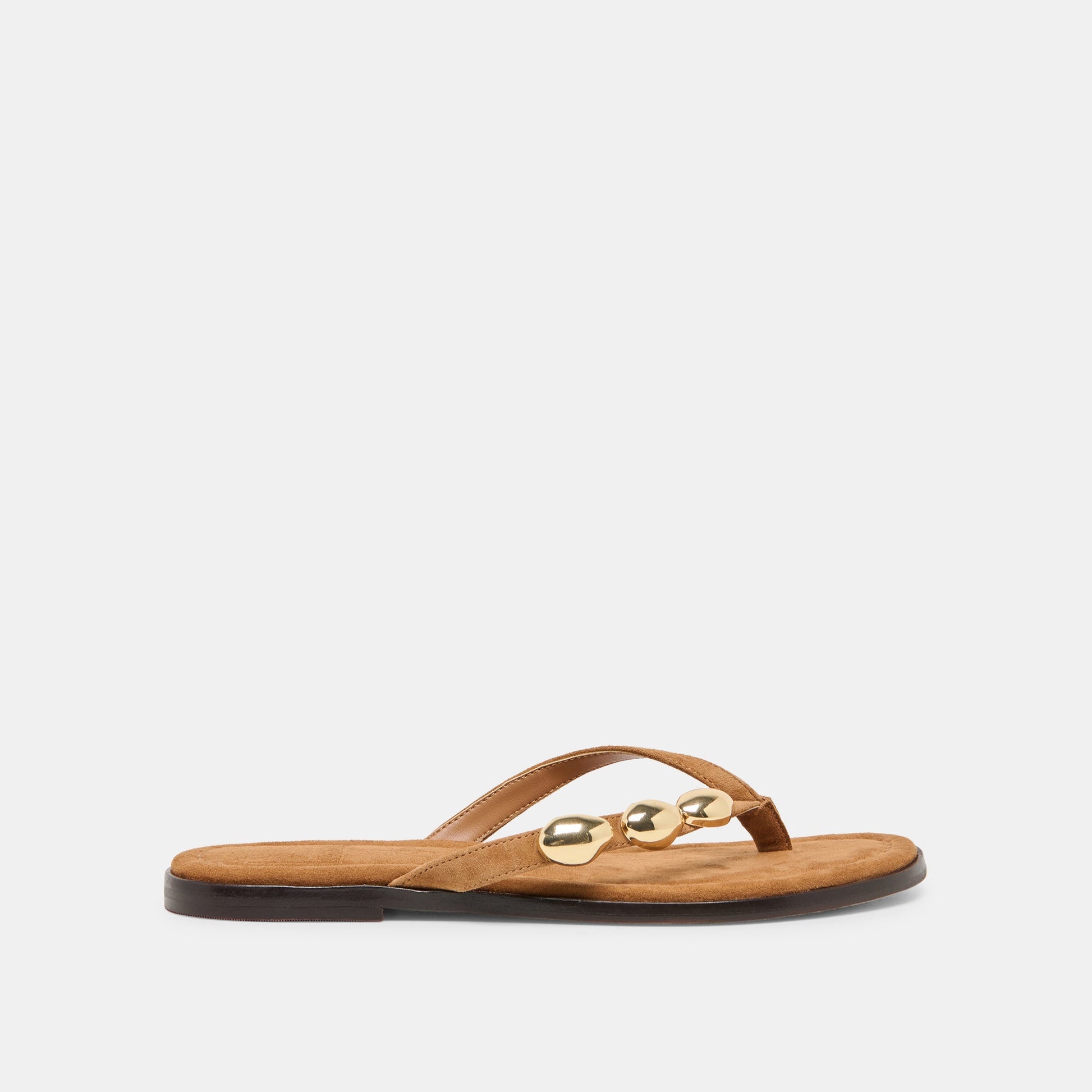 Dolce Vita Juny Teak Suede Sandals