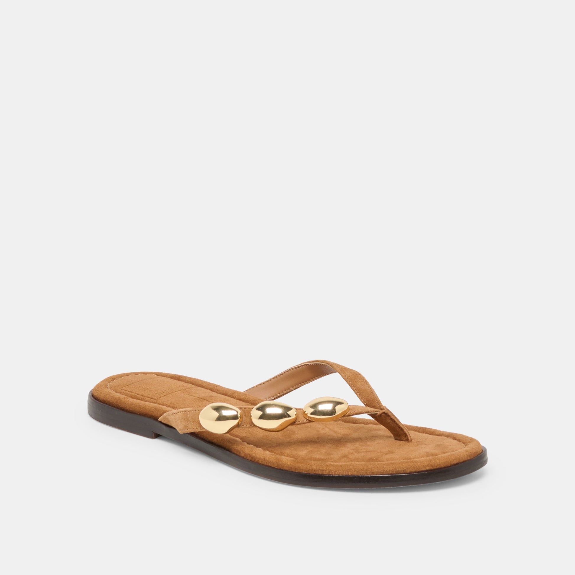 Dolce Vita Juny Teak Suede Sandals