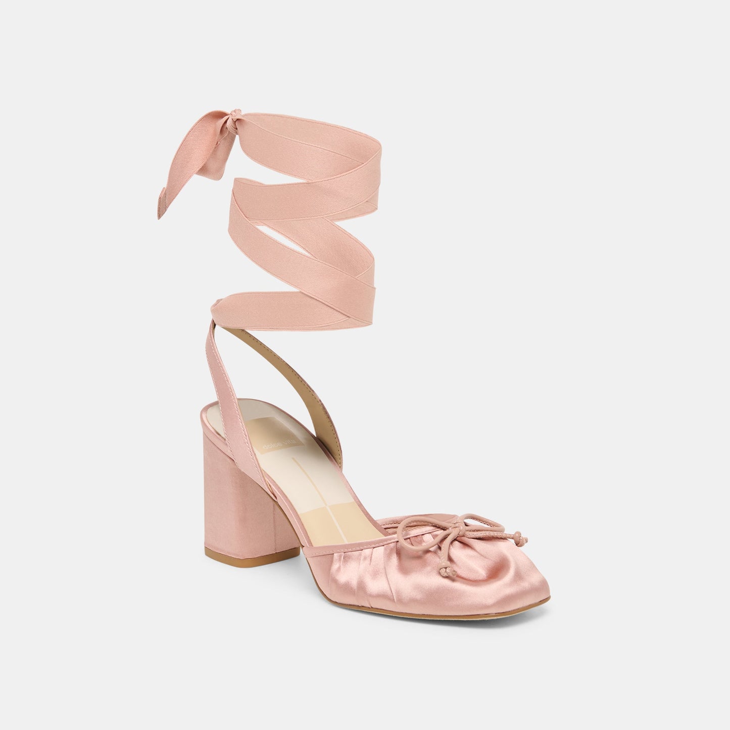 Dolce Vita Tisha Lt Blush Satin Heels